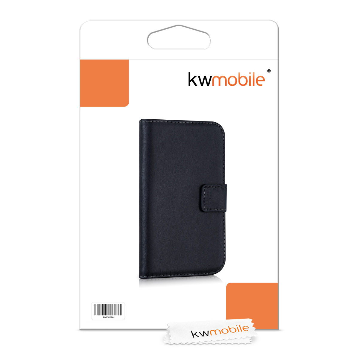 Flip pouzdro na mobil Galaxy Xcover 3 kwmobile peněženkové černý