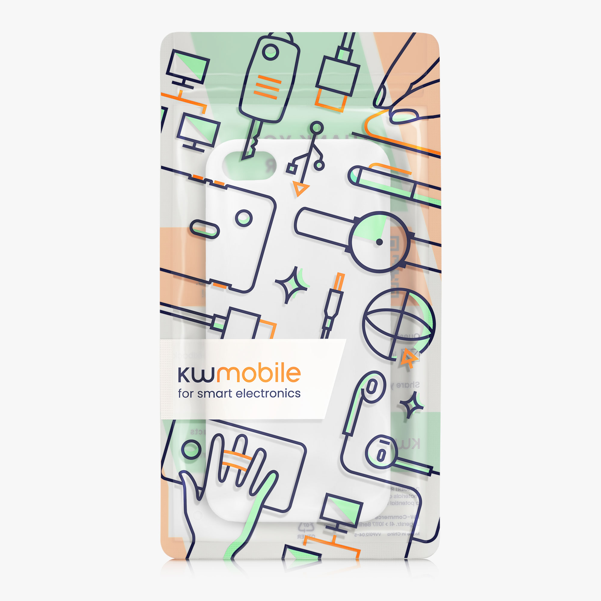 Silikonový kryt kwmobile pro Apple iPhone SE (1.Gen 2016) / iPhone 5 / iPhone 5S - bílá