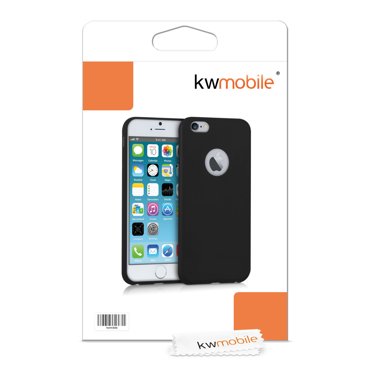 Silikonový kryt kwmobile pro Apple iPhone 6 / 6S - černá