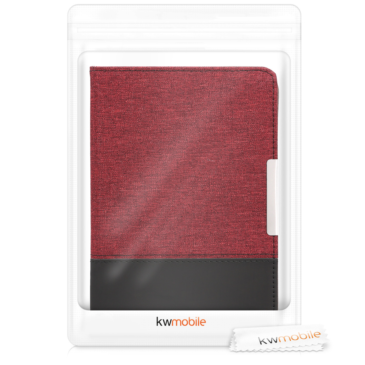 Pouzdro na čtečku Tolino Shine 2 HD kwmobile - tmavě červená / černá
