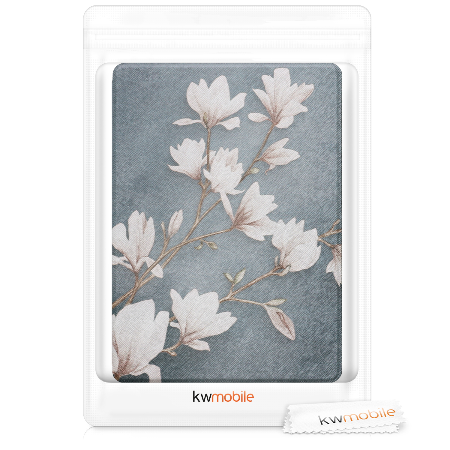 Flip pouzdro na čtečku Kobo Aura ONE Magnolias se stojánkem