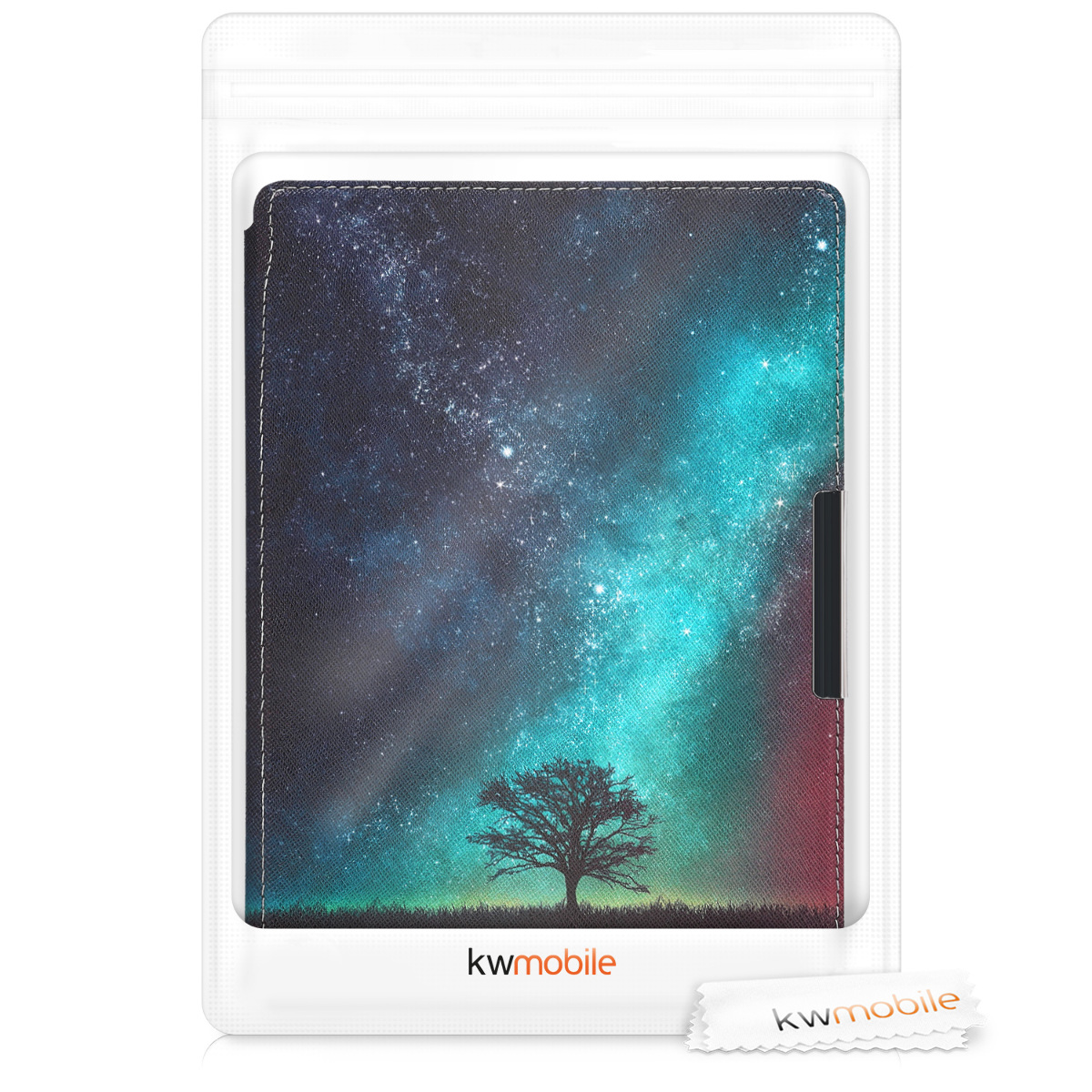 Flip pouzdro na čtečku Kobo Aura ONE Cosmic Nature se stojánkem