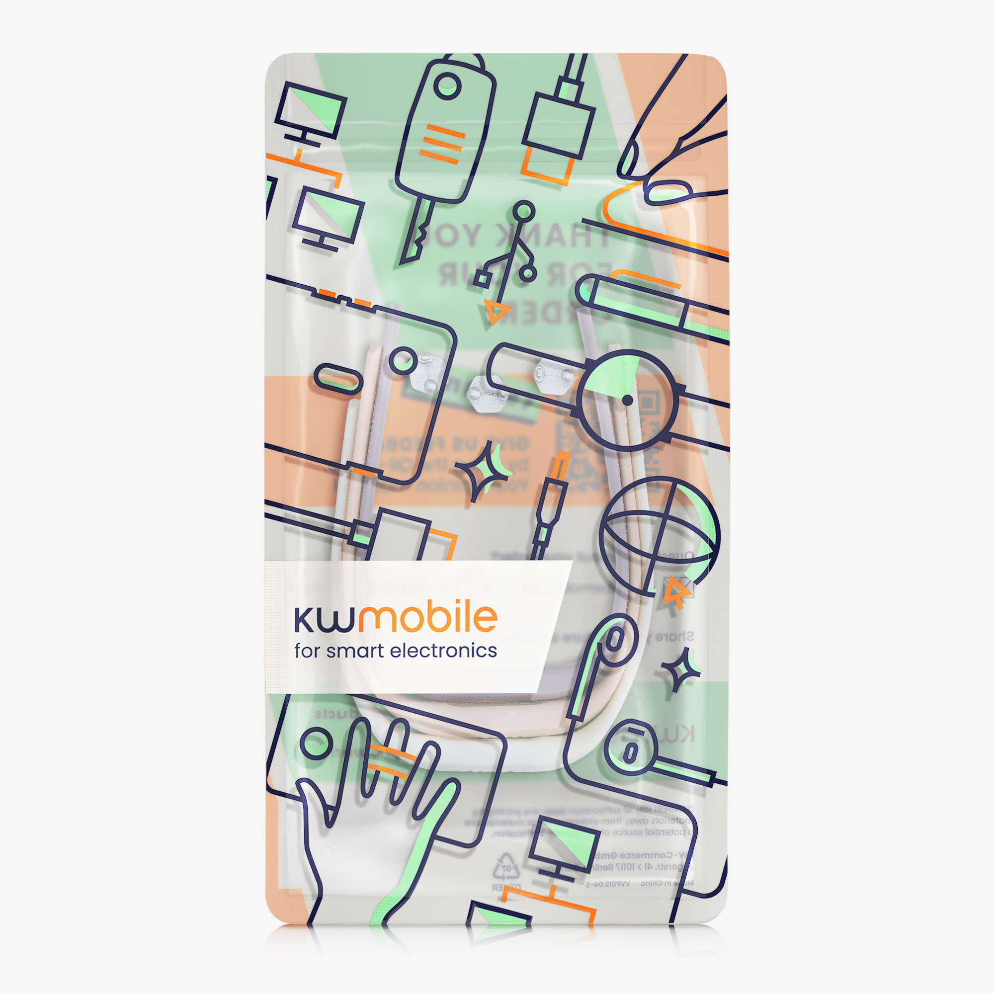 Sada TPU řemínků Fitbit Flex 2 kwmobile 3 ks vícebarevná