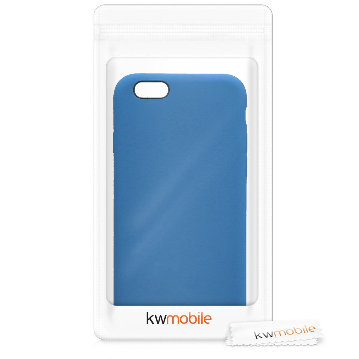 Silikonový kryt kwmobile pro Apple iPhone 6 / 6S - modrá