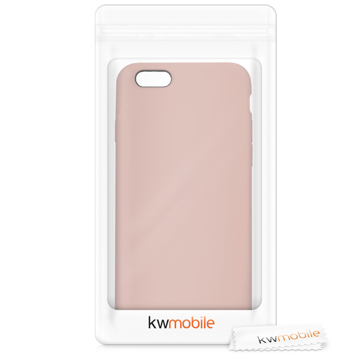 Silikonový kryt kwmobile pro Apple iPhone 6 / 6S - růžová