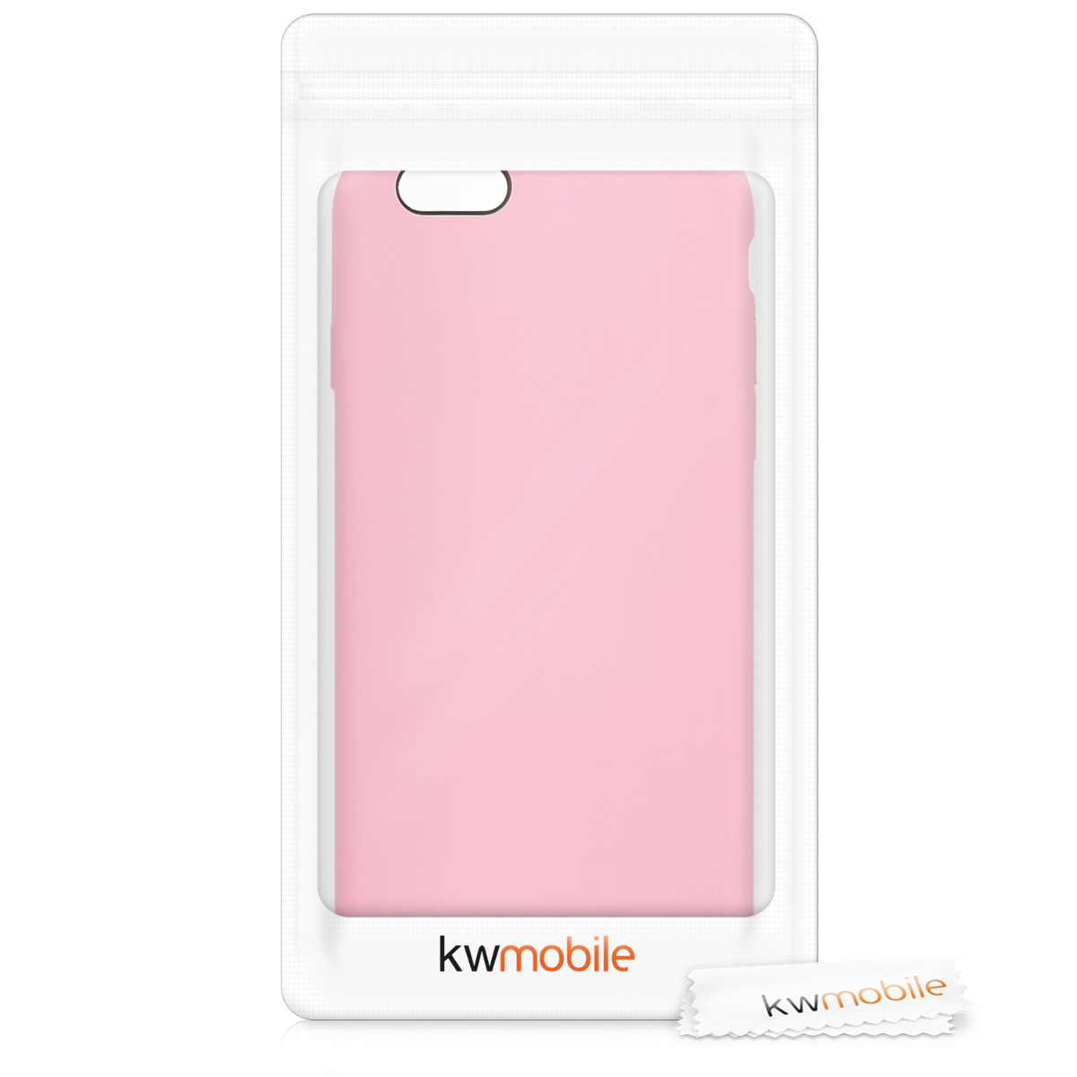 Silikonový kryt kwmobile pro Apple iPhone 6 / 6S - růžová