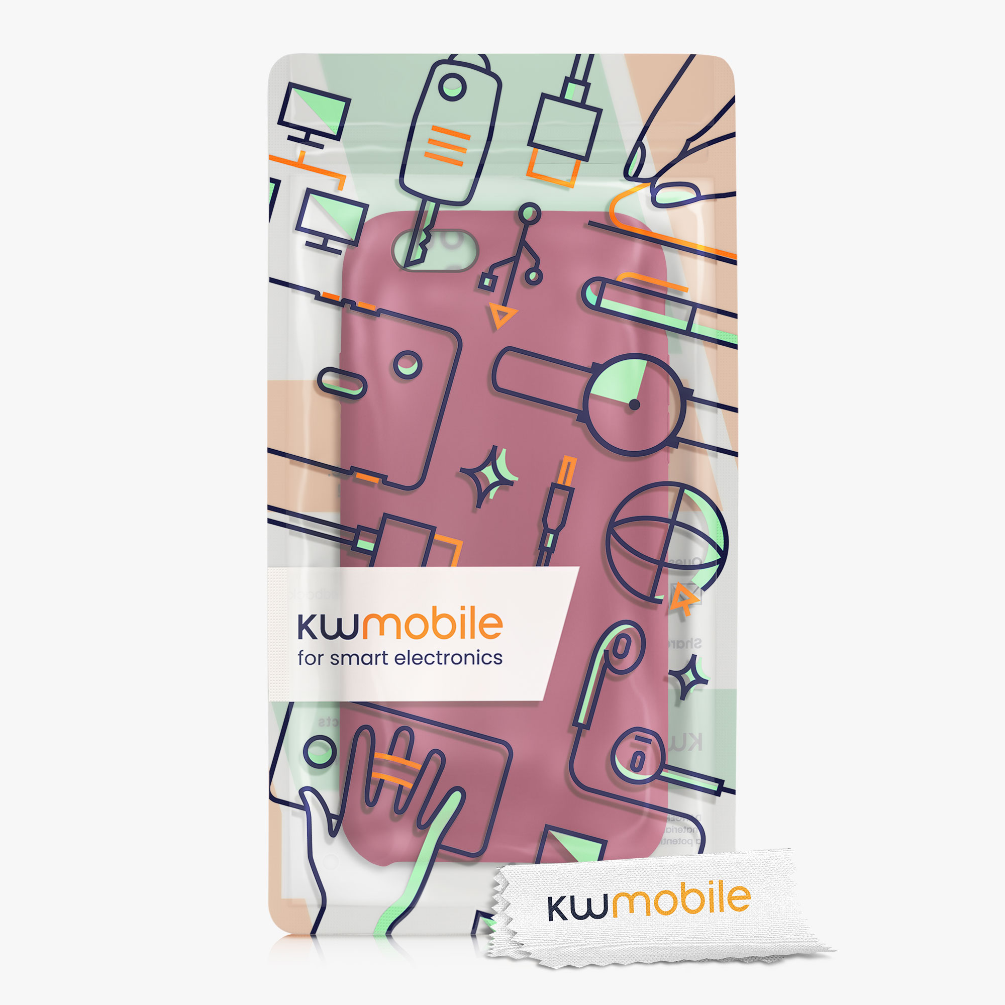 Silikonový kryt kwmobile pro Apple iPhone 6 / 6S