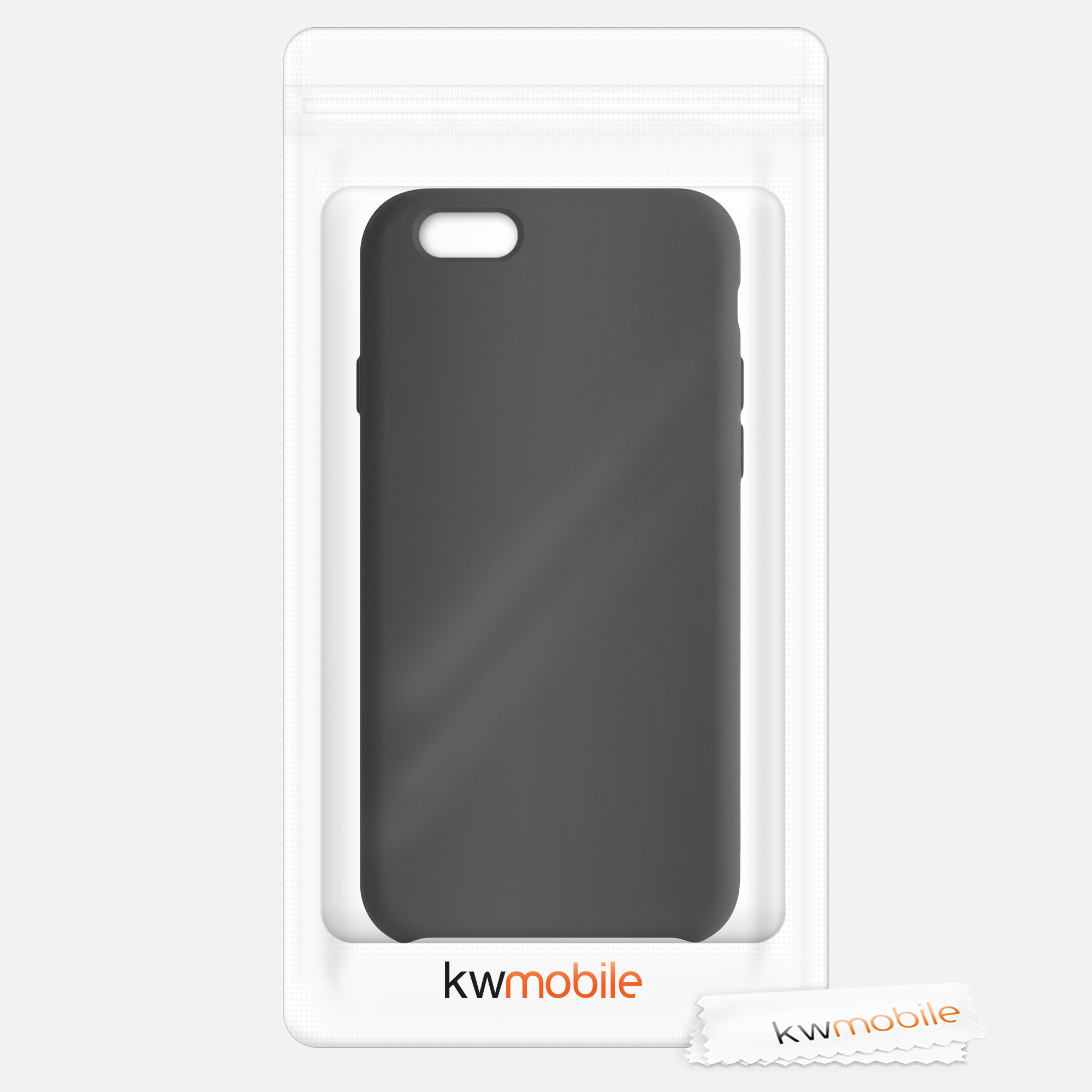 Silikonový kryt kwmobile pro Apple iPhone 6 / 6S - černá