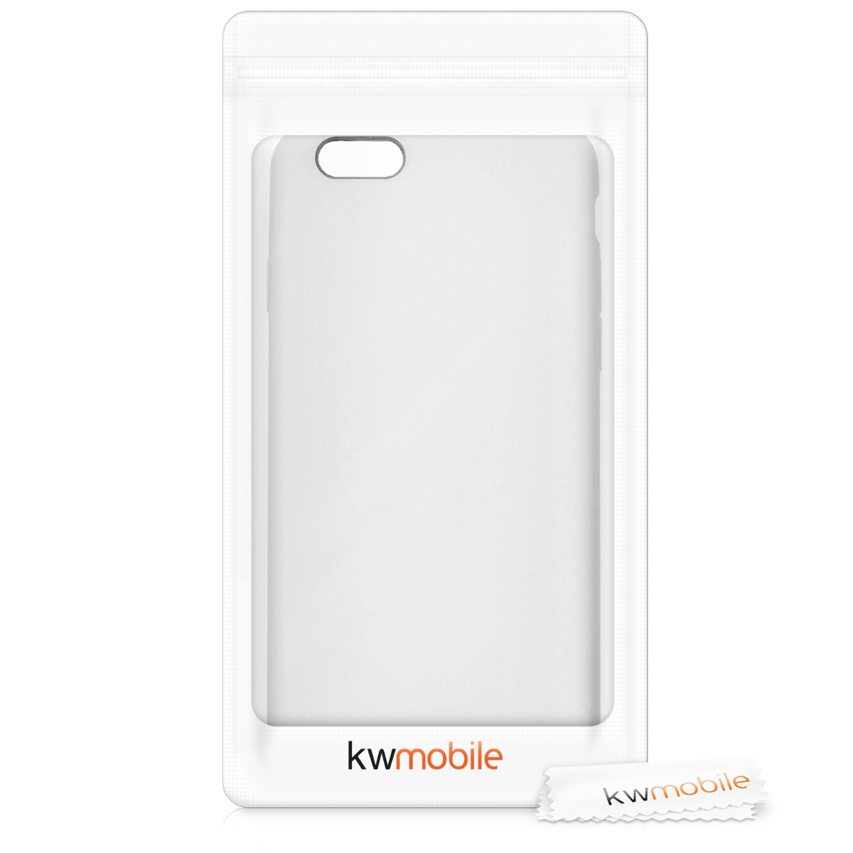 Silikonový kryt kwmobile pro Apple iPhone 6 / 6S - bílá