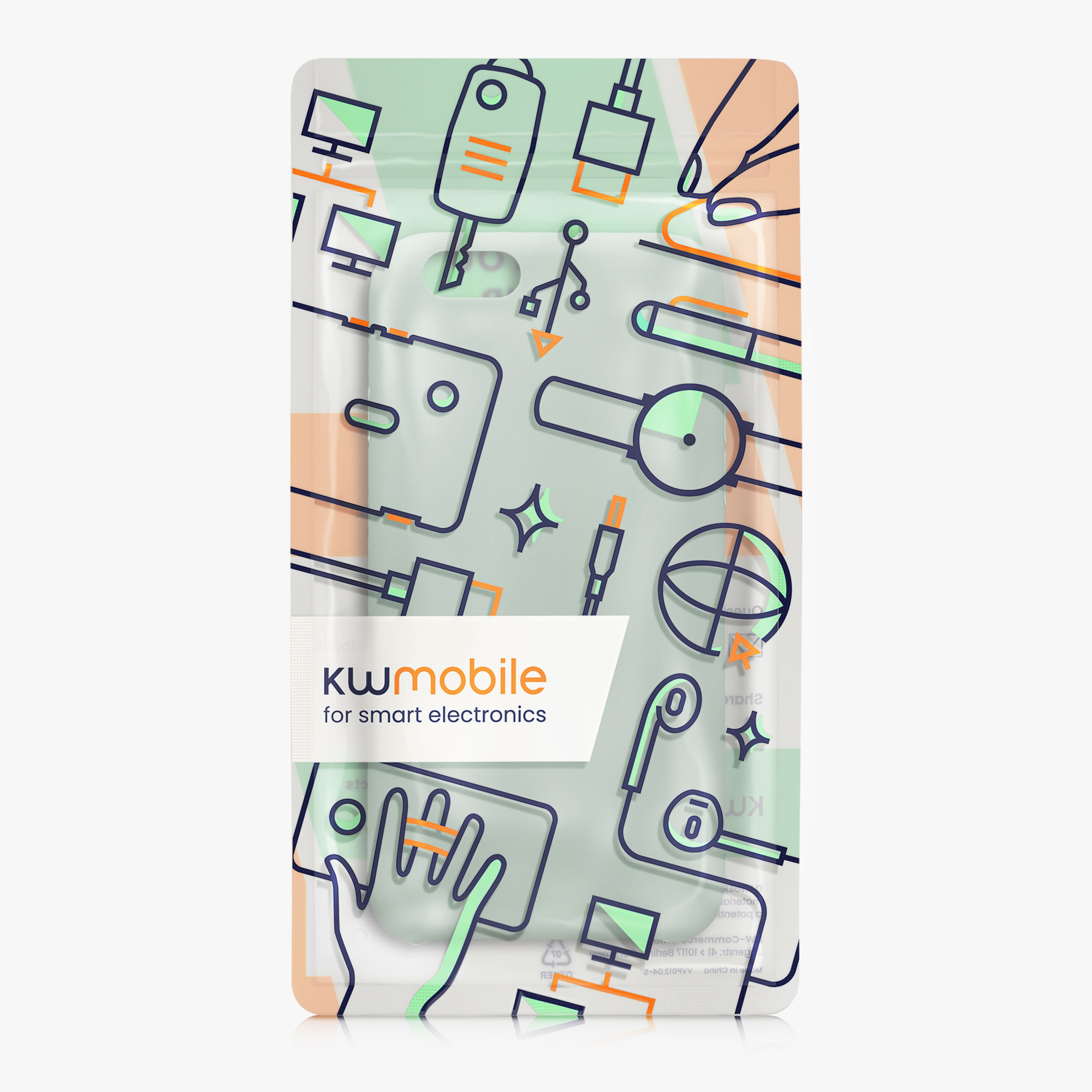 Silikonový kryt kwmobile pro Apple iPhone 6 / 6S - zelená