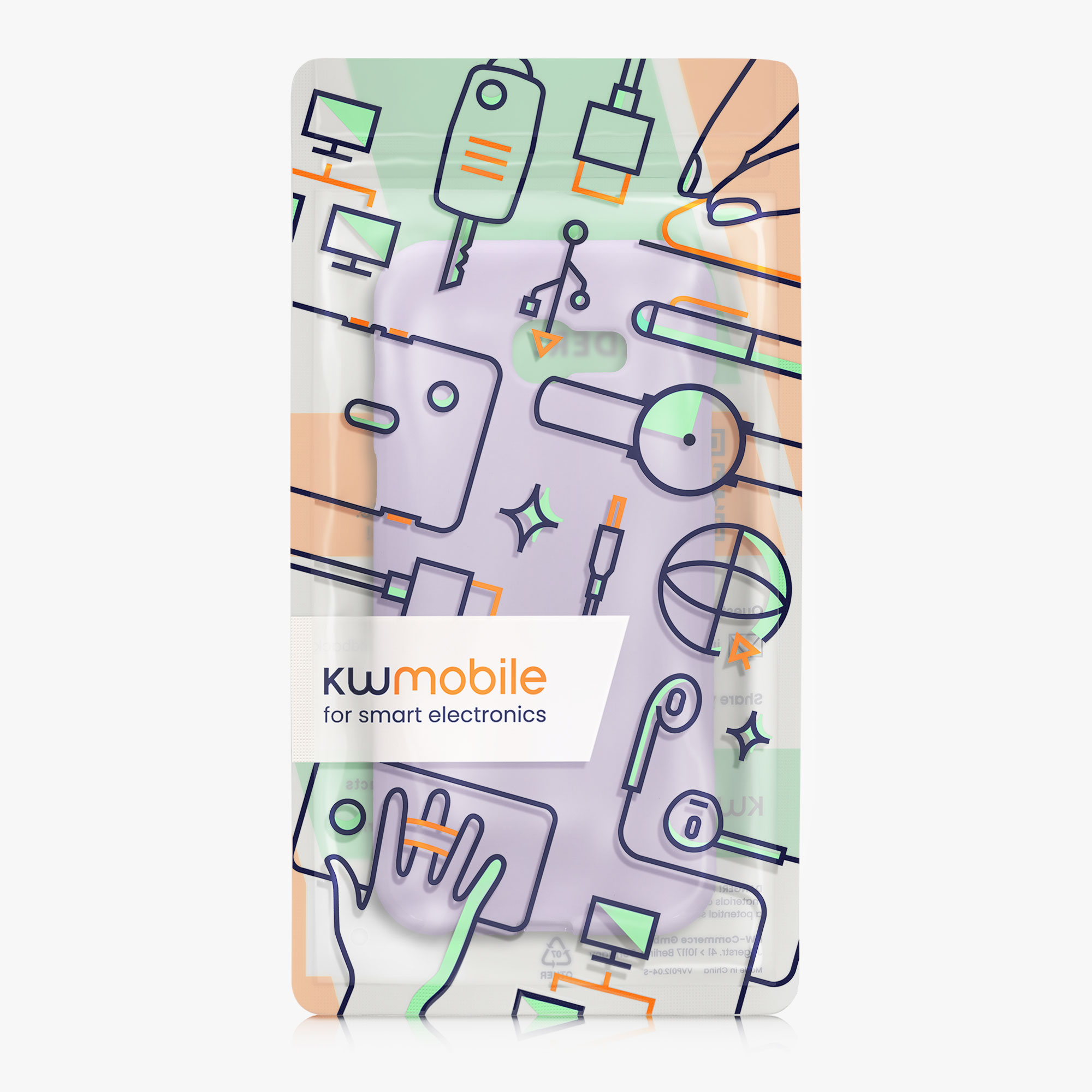 Kryt na mobil Samsung Galaxy A5 (2017) kwmobile TPU Levandulová