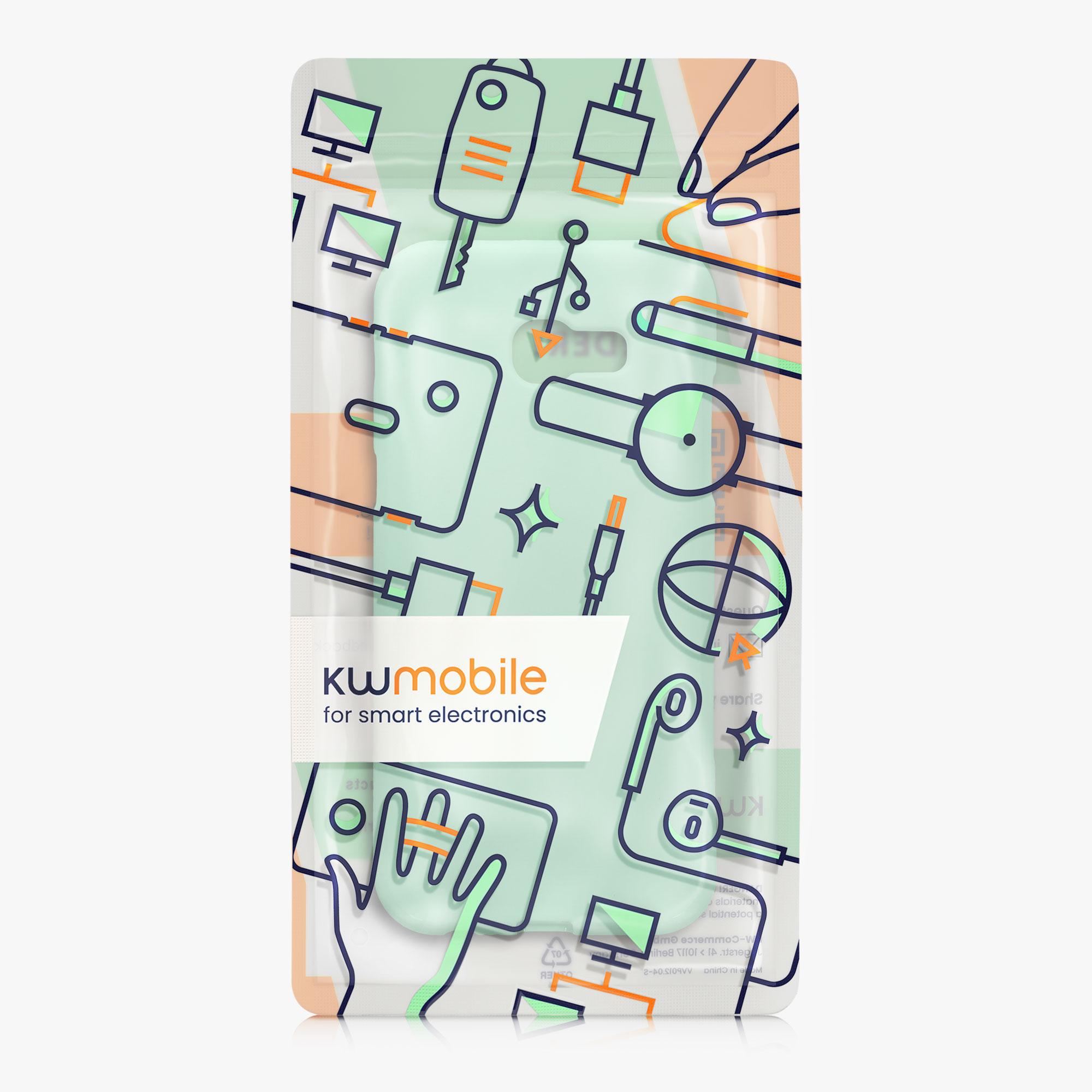 Kryt na mobil Samsung Galaxy A5 (2017) kwmobile TPU Matná mátová
