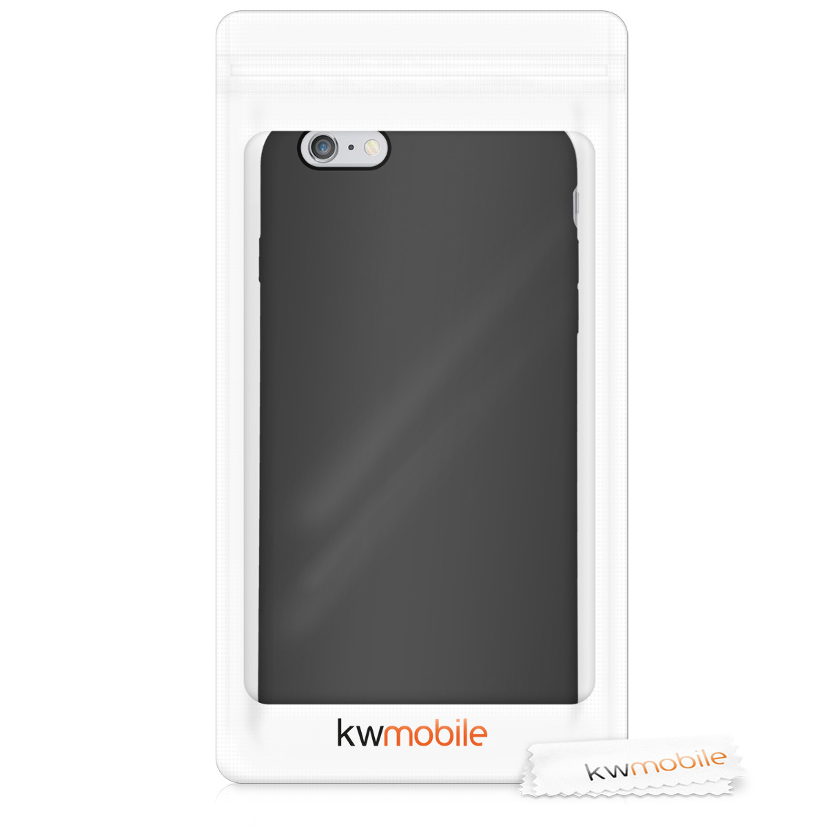 Silikonový kryt kwmobile pro Apple iPhone 6 Plus / 6S Plus - černá