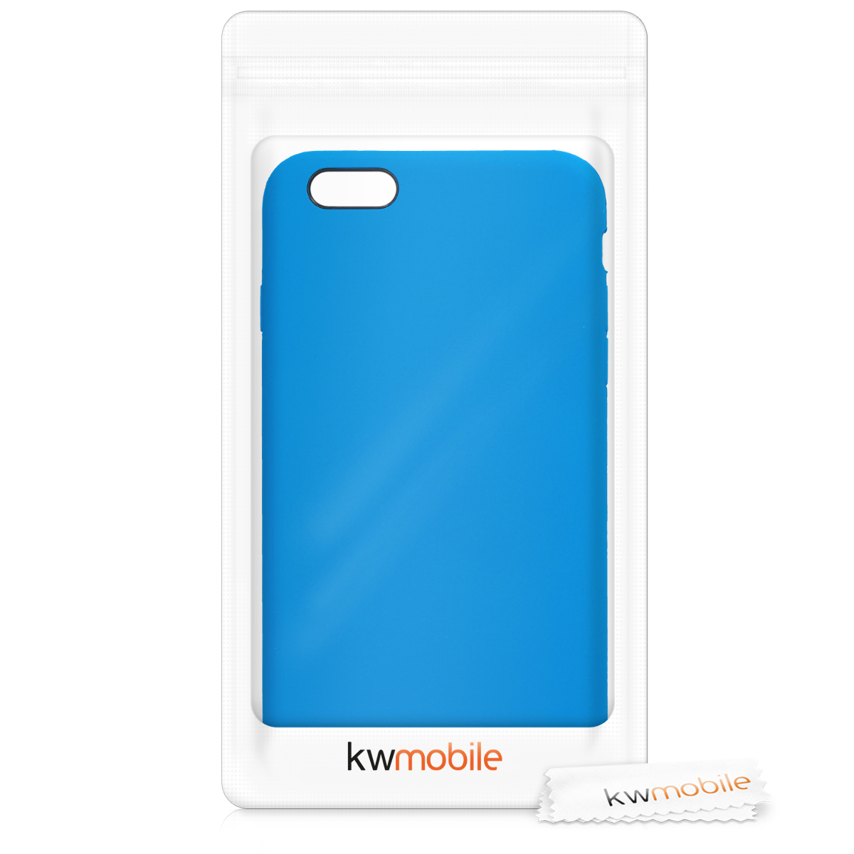 Silikonový kryt kwmobile pro Apple iPhone 6 Plus / 6S Plus - modrá