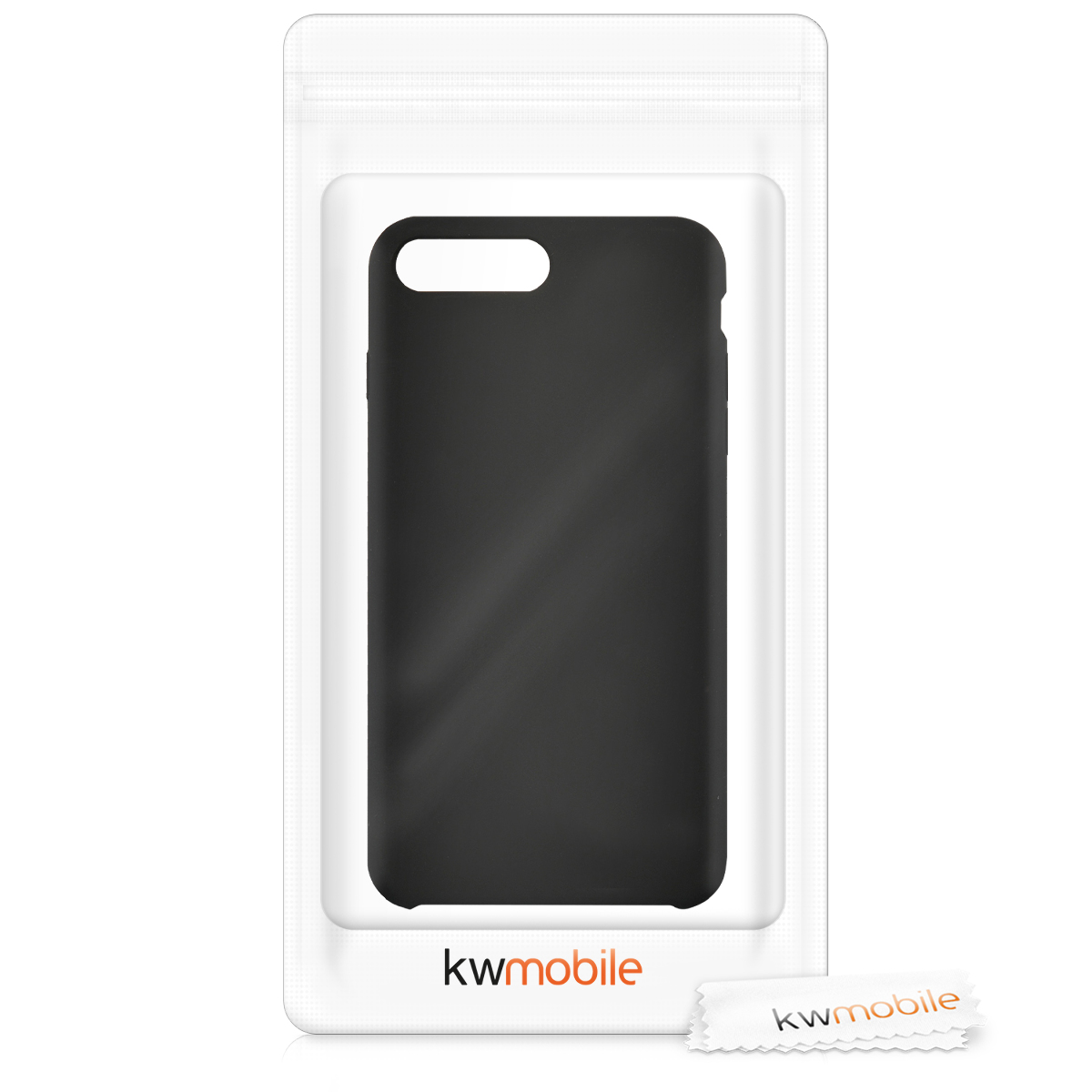 Silikonový kryt kwmobile pro Apple iPhone 7 Plus / iPhone 8 Plus - černá