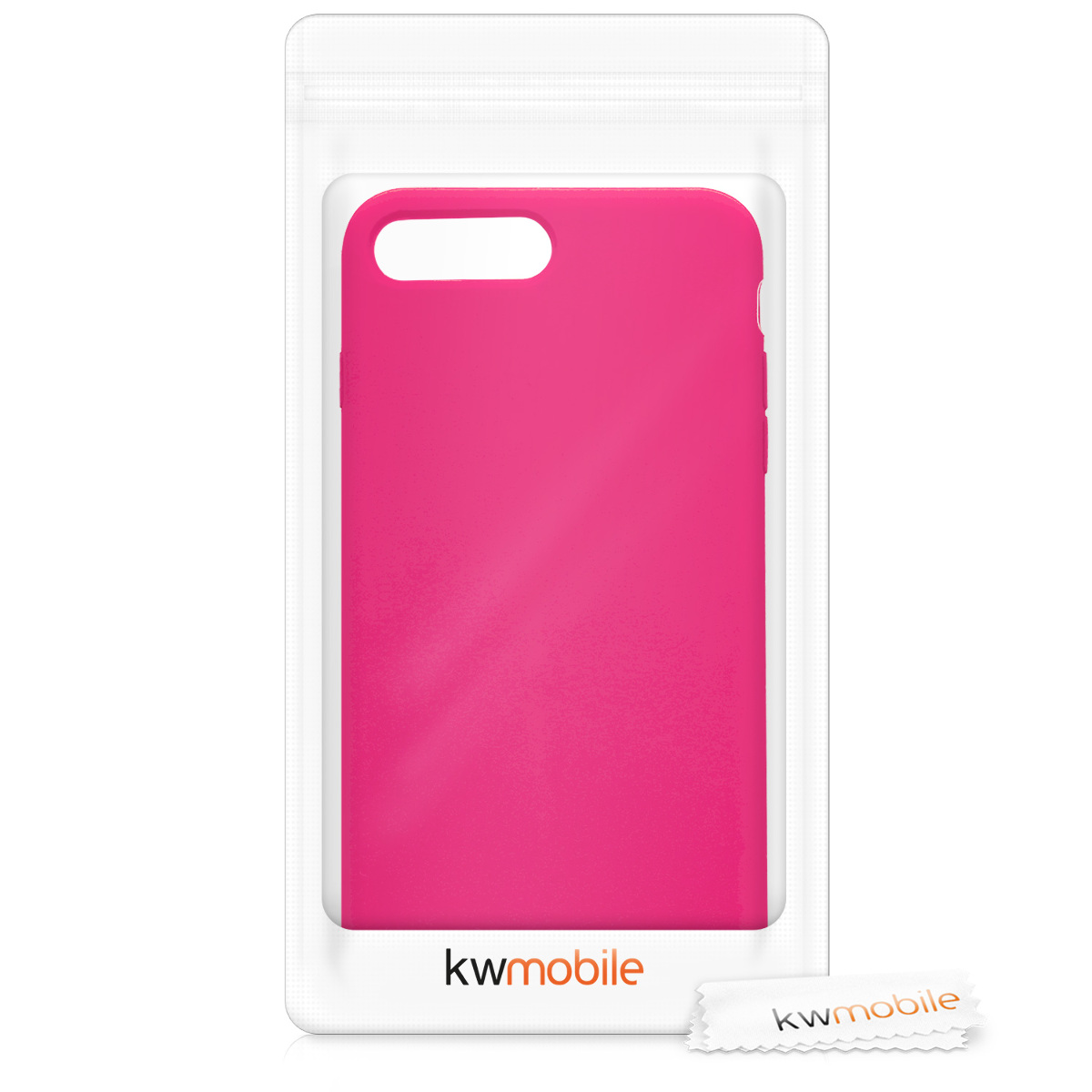 Silikonový kryt kwmobile pro Apple iPhone 7 Plus / iPhone 8 Plus - růžová
