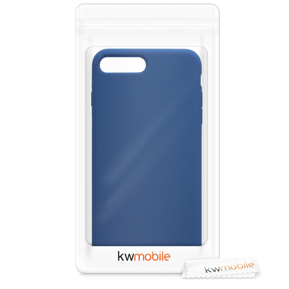 Silikonový kryt kwmobile pro Apple iPhone 7 Plus / iPhone 8 Plus - modrá, tmavě modrá