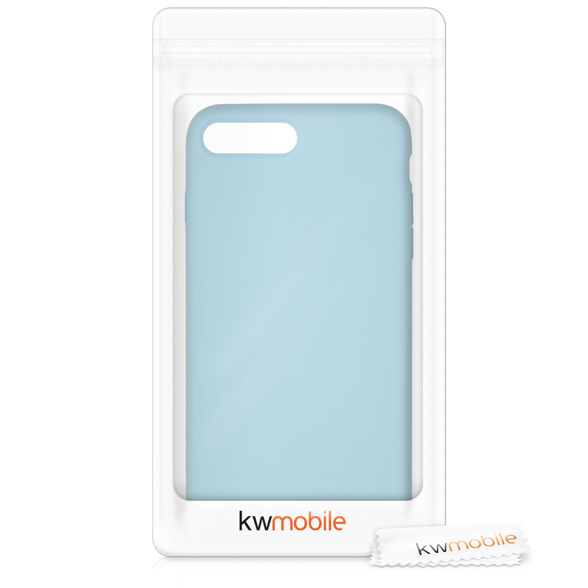 Silikonový kryt kwmobile pro Apple iPhone 7 Plus / iPhone 8 Plus - modrá