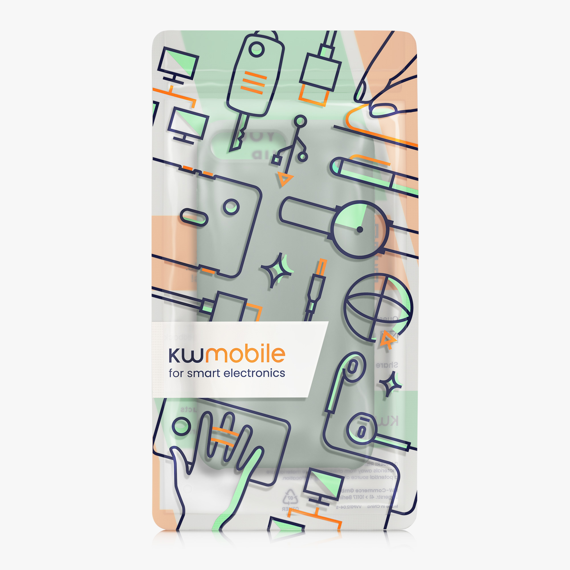 Silikonový kryt kwmobile pro Apple iPhone 7 Plus / iPhone 8 Plus - zelená