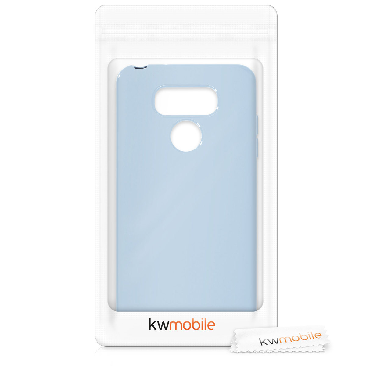 Kryt na mobil LG G6 kwmobile TPU světle modrá matná