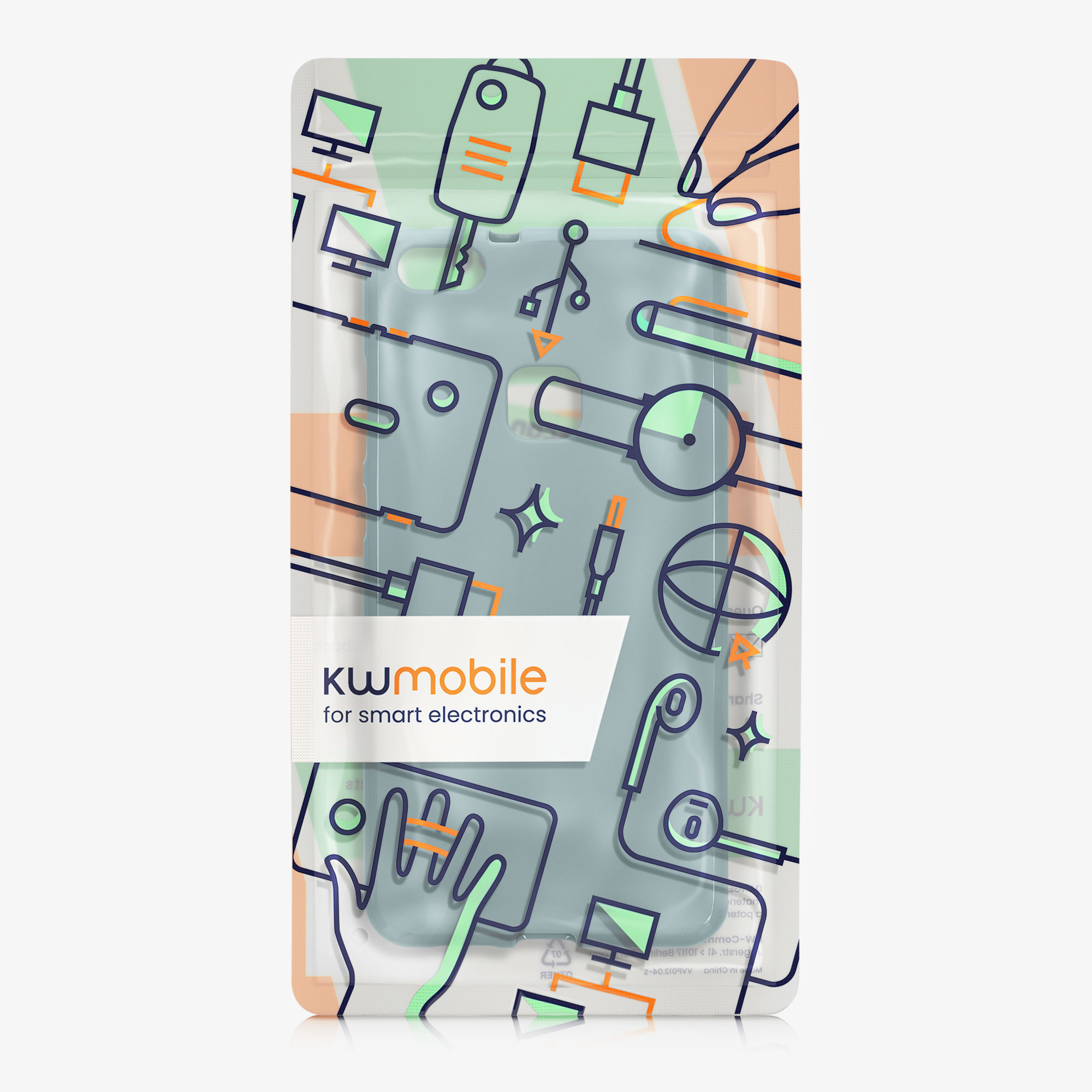 Kryt kwmobile pro Huawei P10 Lite, tmavě modrá