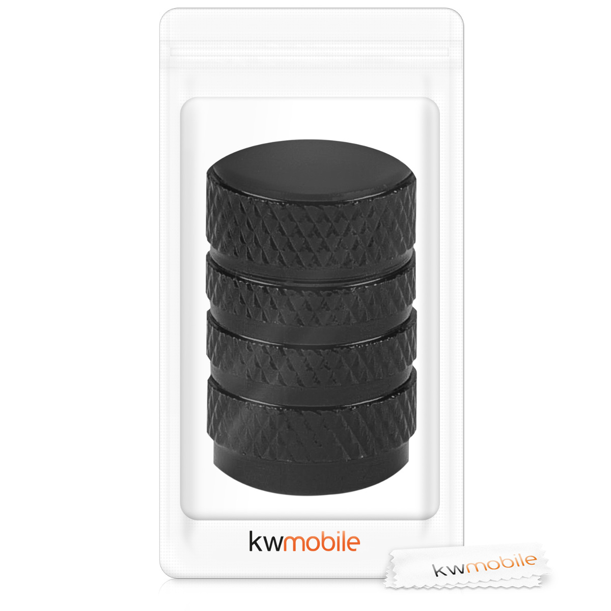 Kovové čepičky ventilků kwmobile pro auto, kolo a motocykl - set of 5 tire stem car wheel dustproof cap