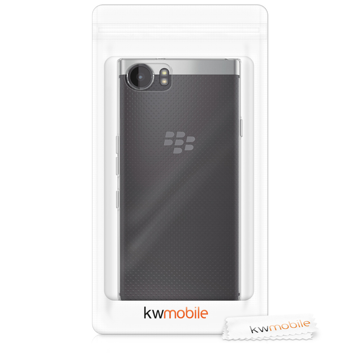 Čirý kryt na mobil kwmobile pro Blackberry KEYone (Key1) - čirá