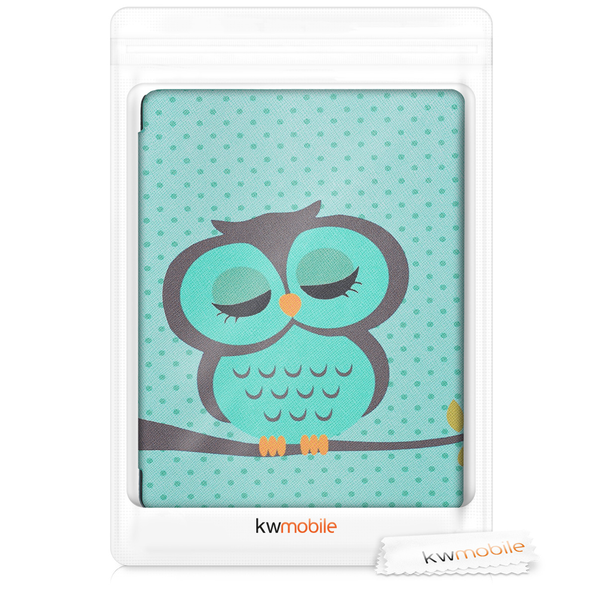 Flip pouzdro na čtečku Kobo Aura H2O Edition 2 Sleeping Owl se stojánkem