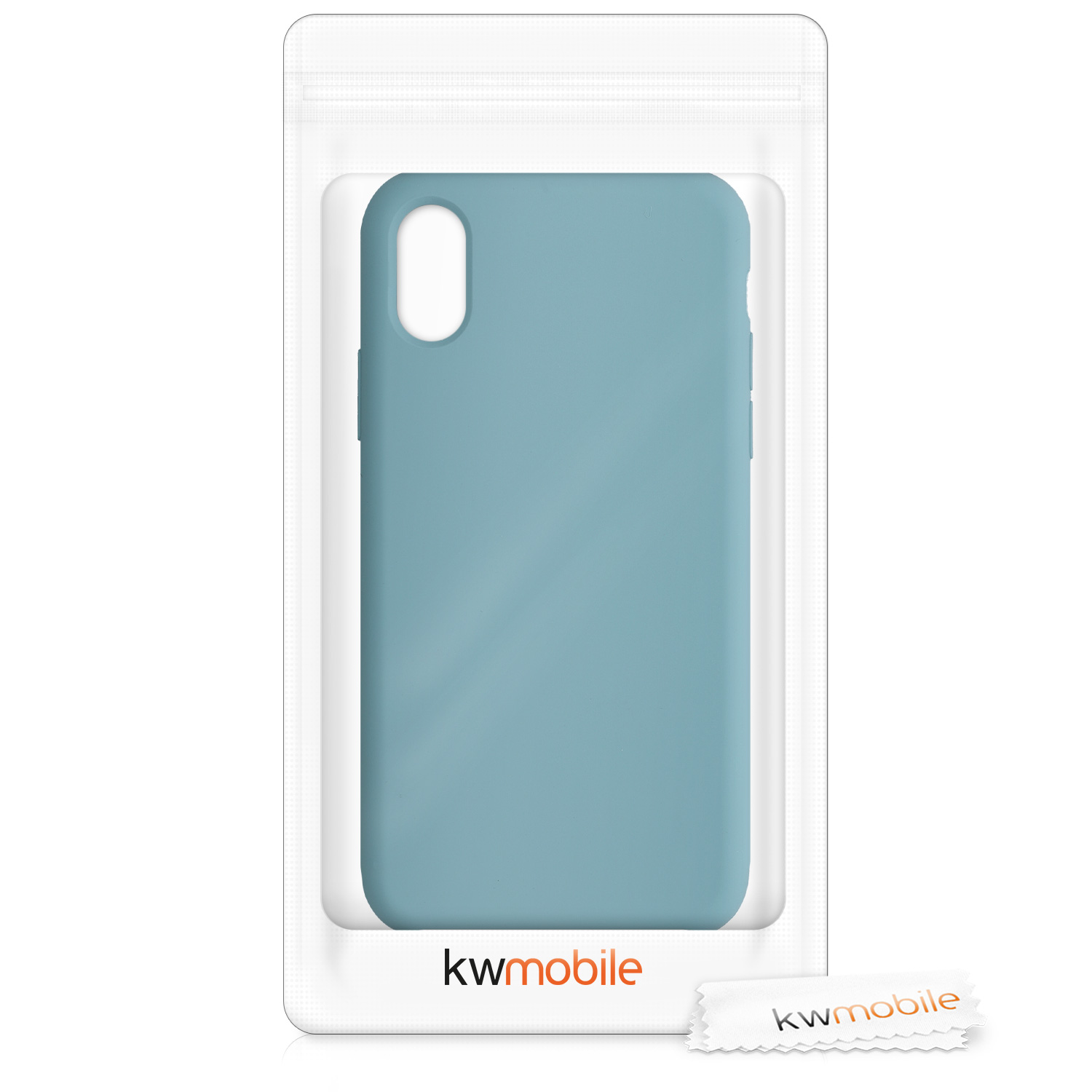 Silikonový kryt na mobil kwmobile pro Apple iPhone X - béžová Antique Stone