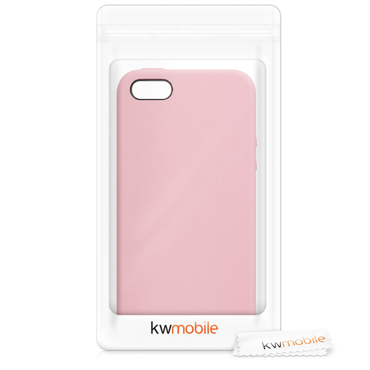 Silikonový TPU kryt kwmobile pro iPhone SE (1. generace 2016) / iPhone 5 / iPhone 5S - vintage růžová