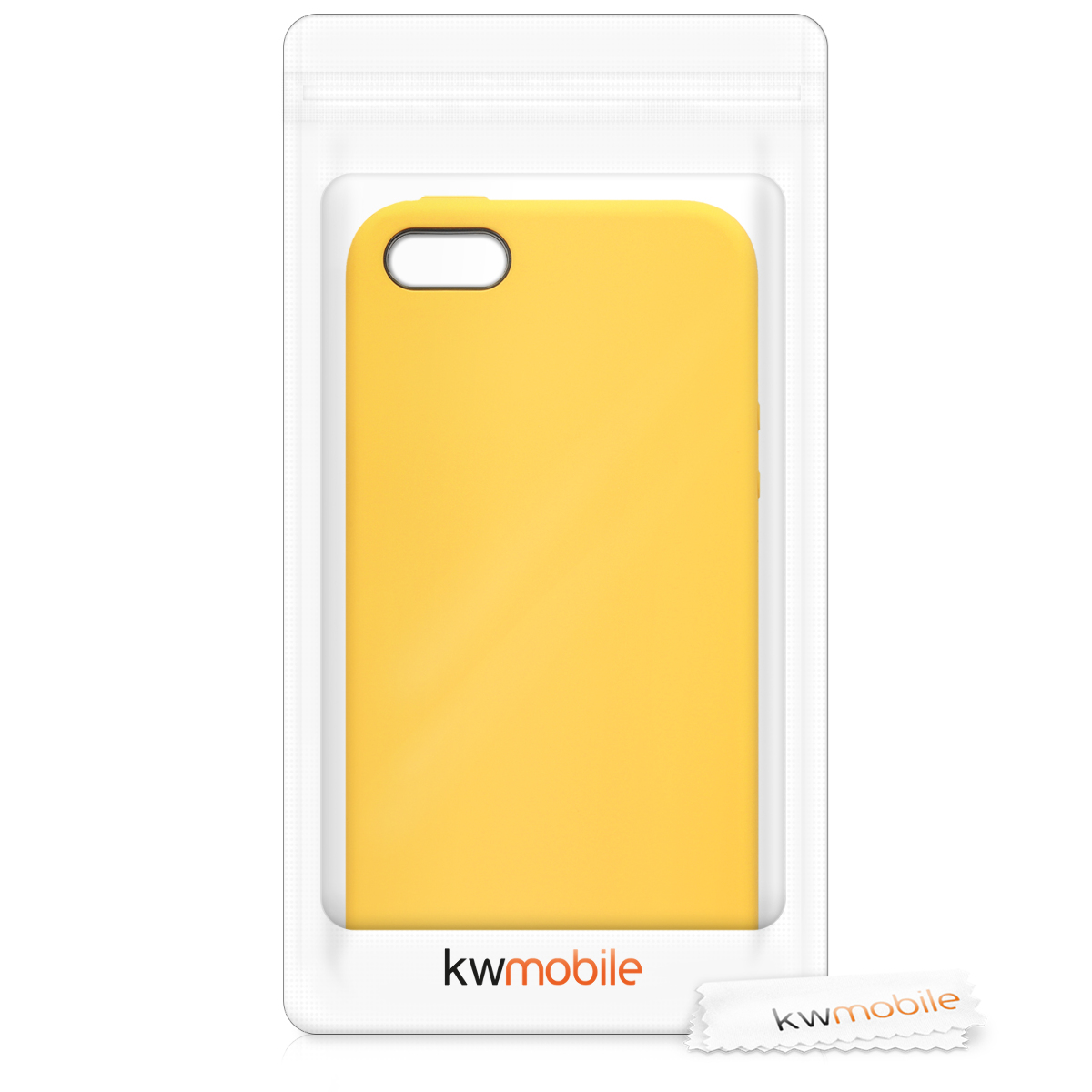 Silikonový kryt kwmobile pro Apple iPhone SE (1.Gen 2016) / iPhone 5 / iPhone 5S - žlutá