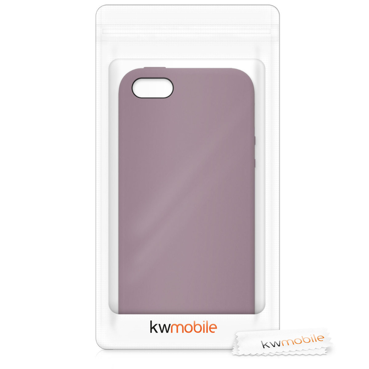 Silikonový TPU kryt kwmobile pro iPhone SE (1. generace 2016) / iPhone 5 / iPhone 5S - hroznově fialová