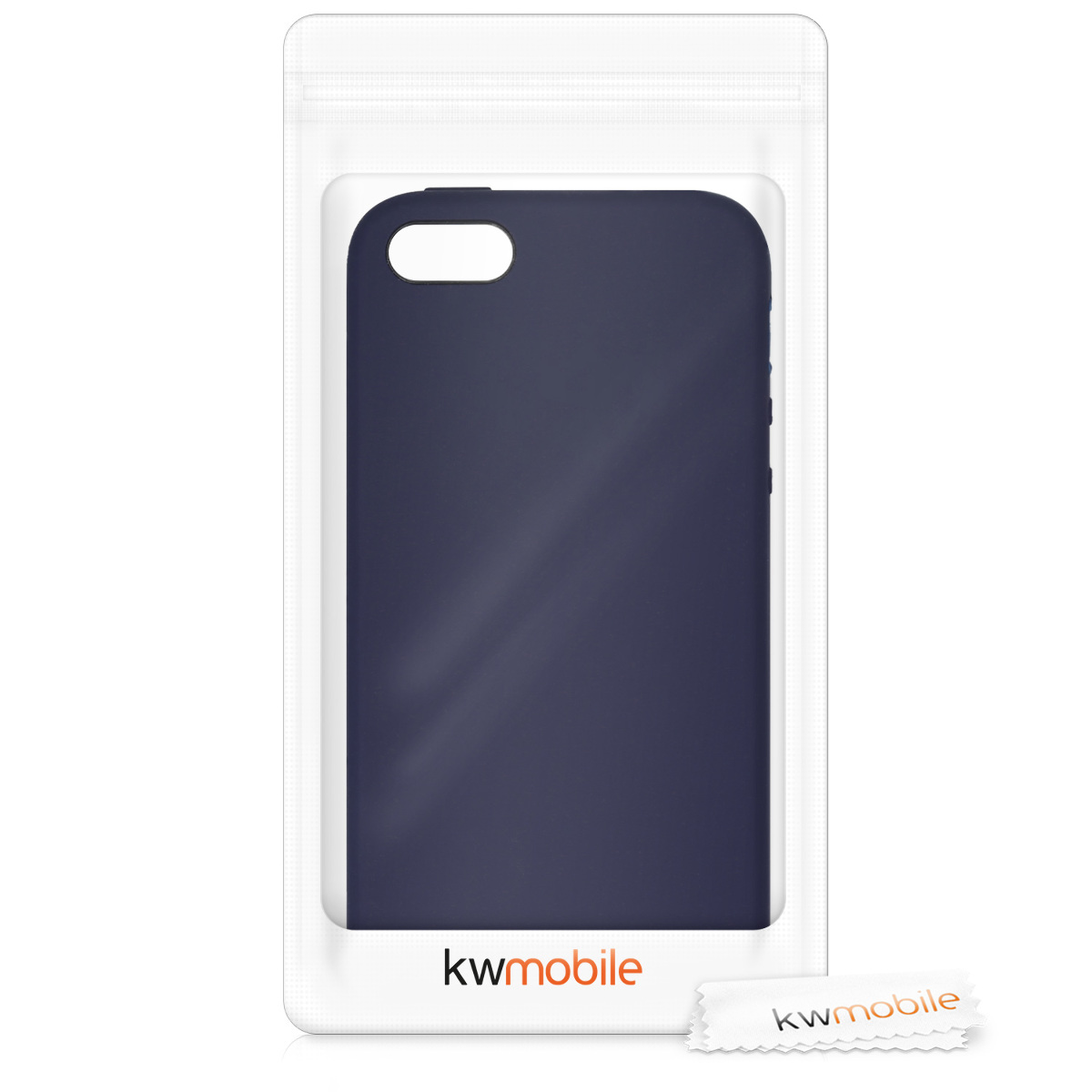 Silikonový TPU kryt kwmobile pro iPhone SE (1. generace 2016) / iPhone 5 / iPhone 5S - hluboký oceán