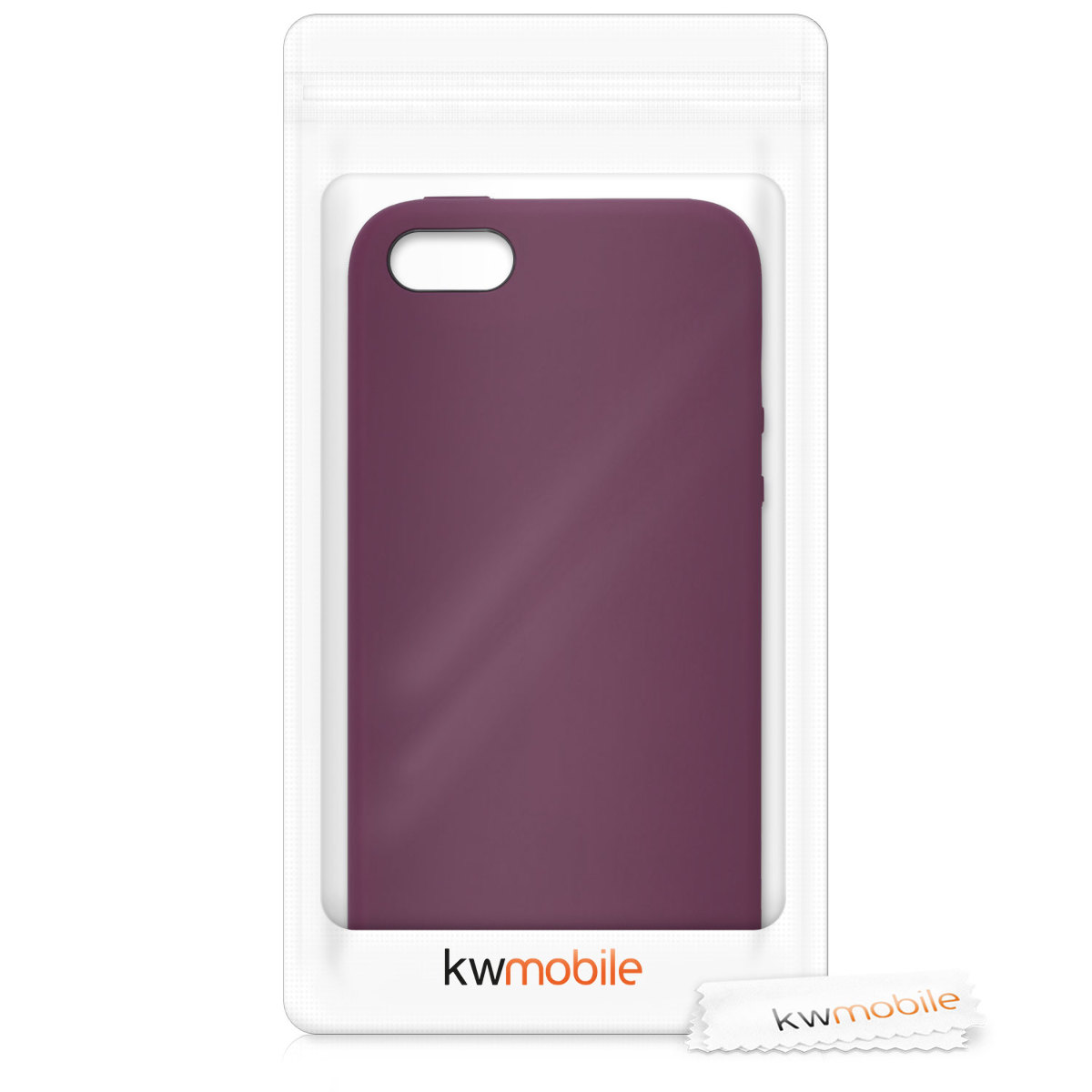 Silikonový kryt kwmobile pro Apple iPhone SE (1.Gen 2016) / iPhone 5 / iPhone 5S - fialová