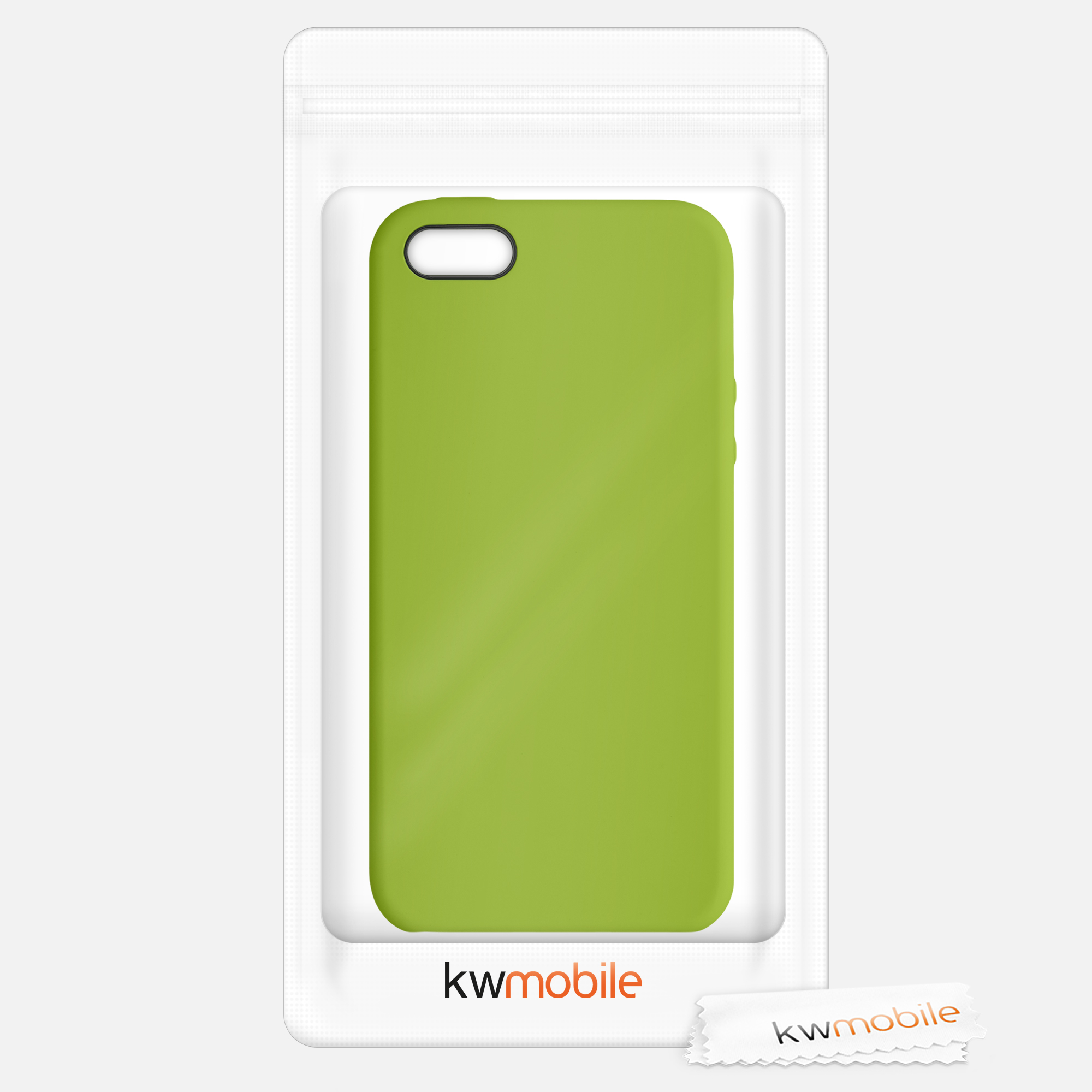 Silikonový kryt kwmobile pro Apple iPhone SE (1.Gen 2016) / iPhone 5 / iPhone 5S - zelená