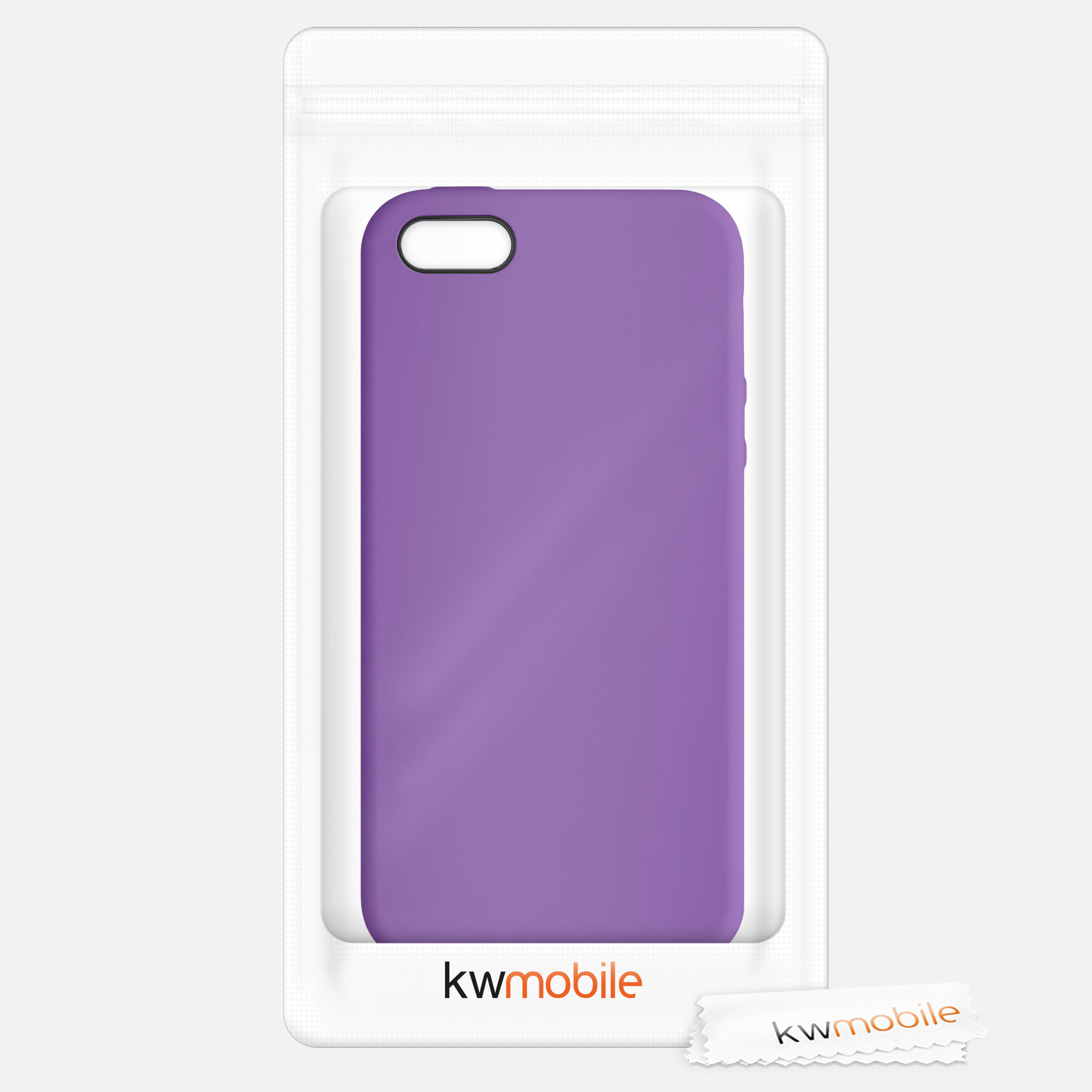 Silikonový kryt kwmobile pro Apple iPhone SE (1.Gen 2016) / iPhone 5 / iPhone 5S - fialová