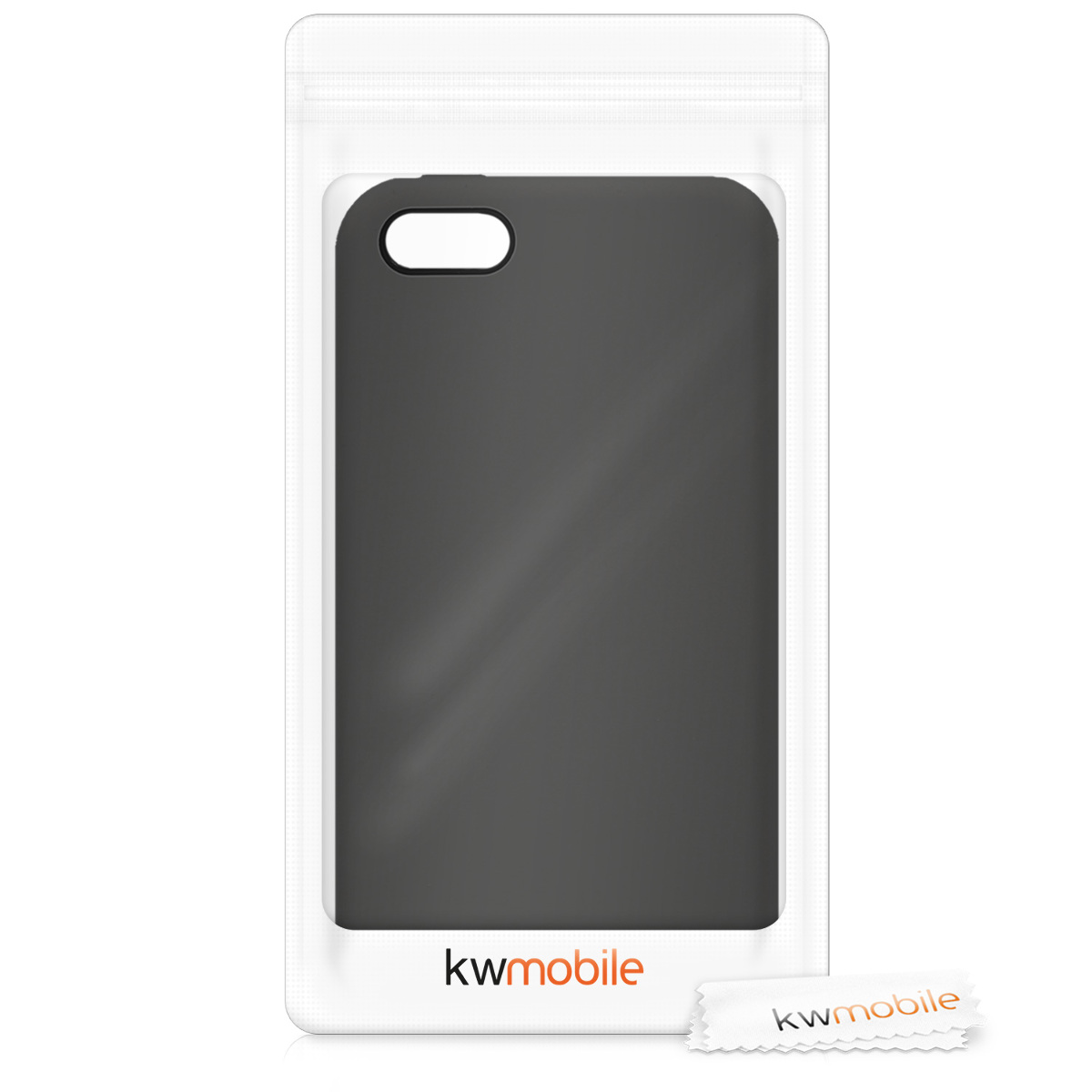 Silikonový kryt kwmobile pro Apple iPhone SE (1.Gen 2016) / iPhone 5 / iPhone 5S - černá