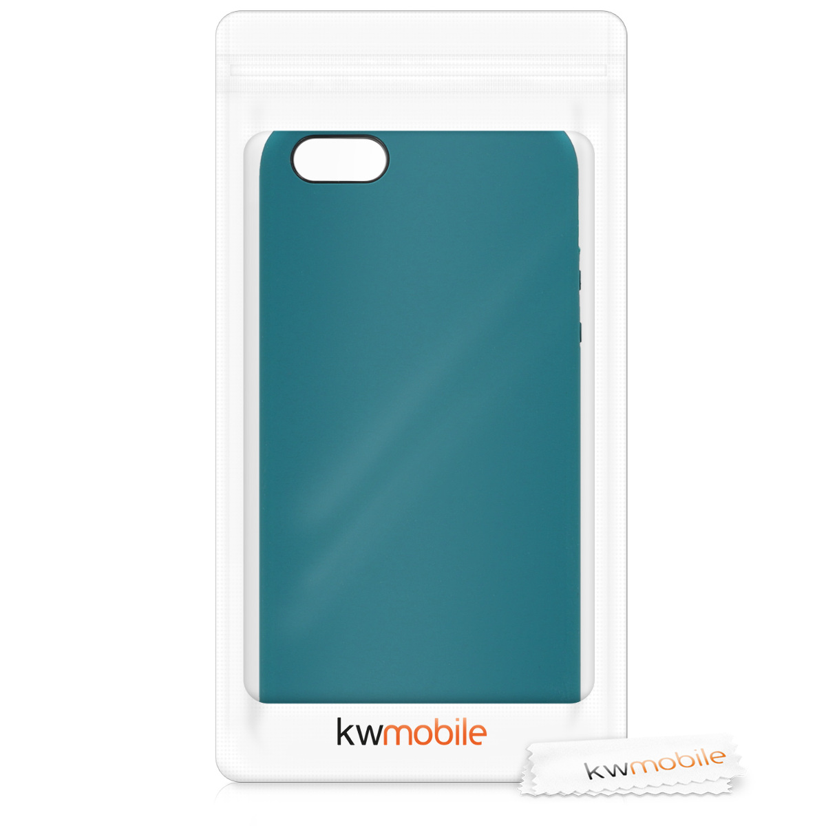 Silikonový TPU kryt kwmobile pro iPhone SE (1. generace 2016) / iPhone 5 / iPhone 5S - petrolejová matná