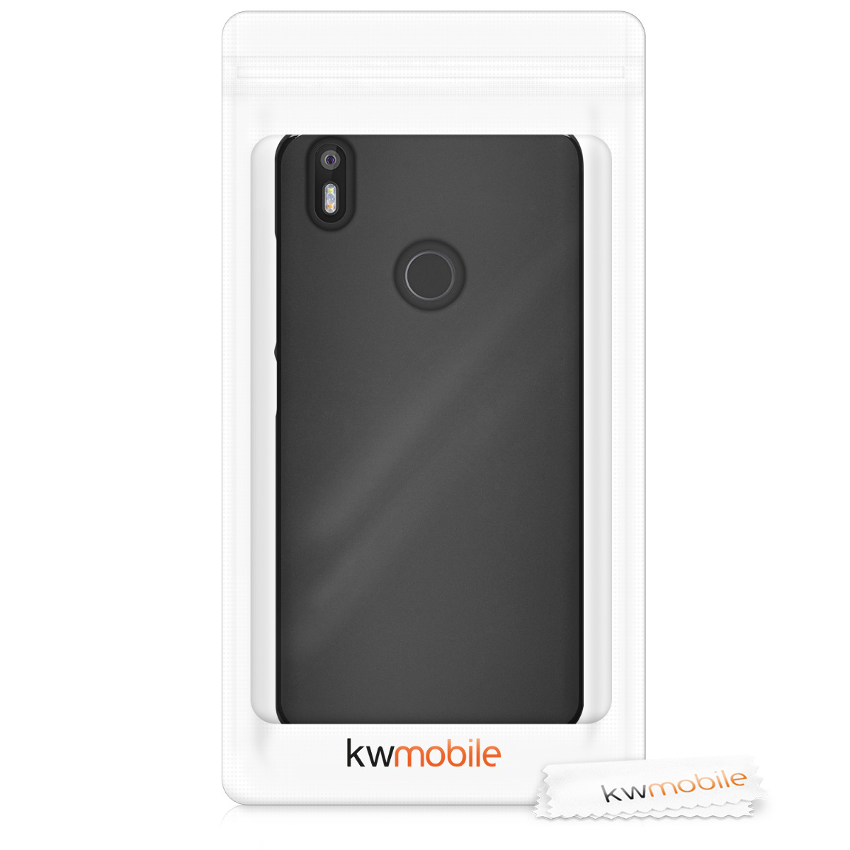 Kryt na mobil bq Aquaris X / X Pro kwmobile - matně černá 