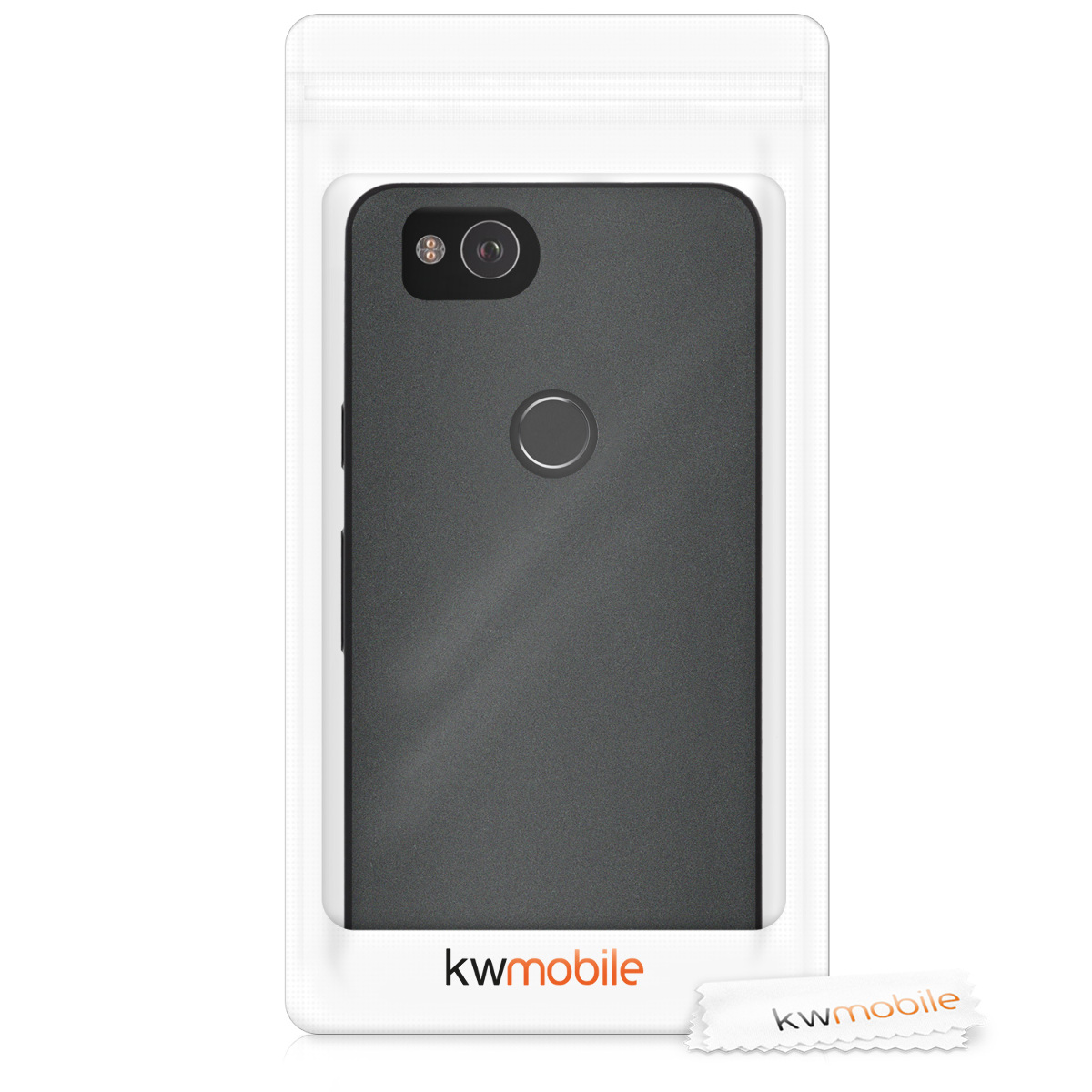 Silikonový kryt kwmobile pro Google Pixel 2 - matná černá