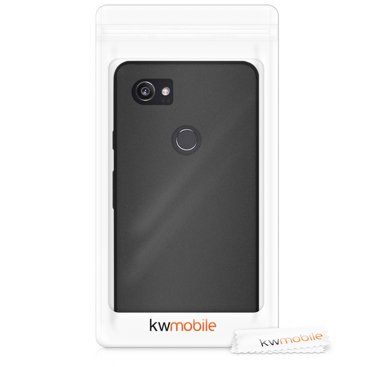 Silikonový kryt kwmobile pro Google Pixel 2 XL - matná černá