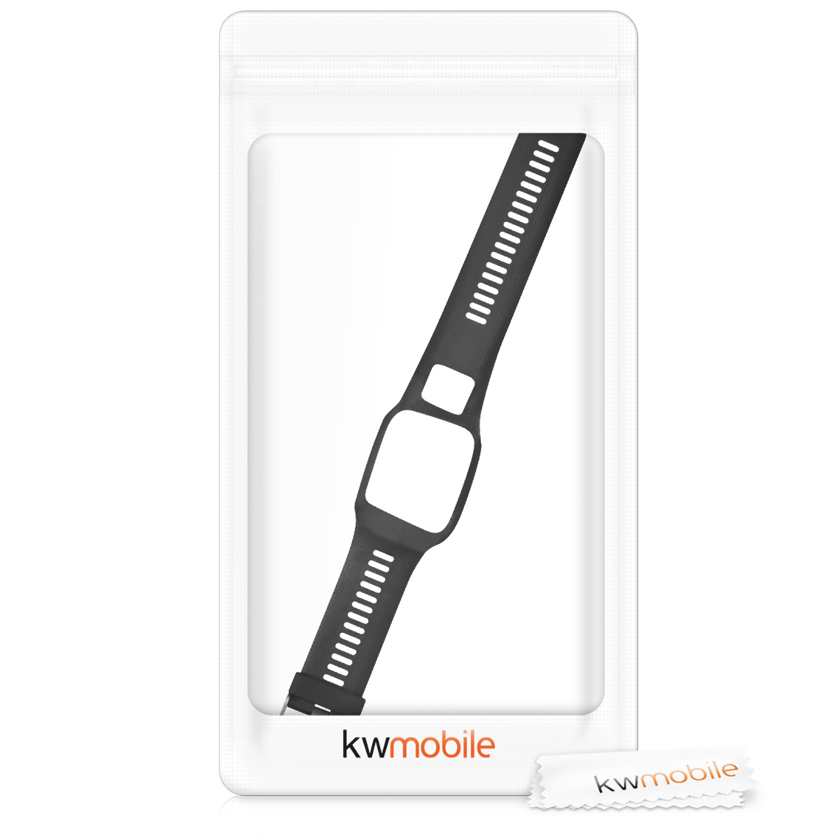 Řemínek TomTom Adventurer / Runner 3 / Spark 3 / Golfer 2 kwmobile silikon 1 ks černá