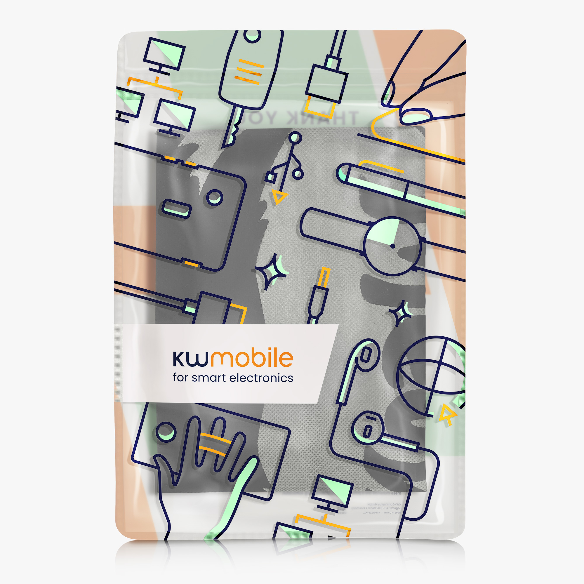 Obal na monitor 20-22" kwmobile motiv kočky