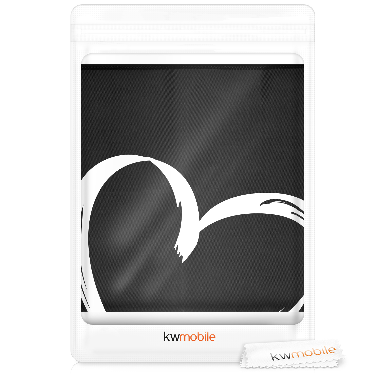 Obal na monitor 24-26" kwmobile motiv srdce