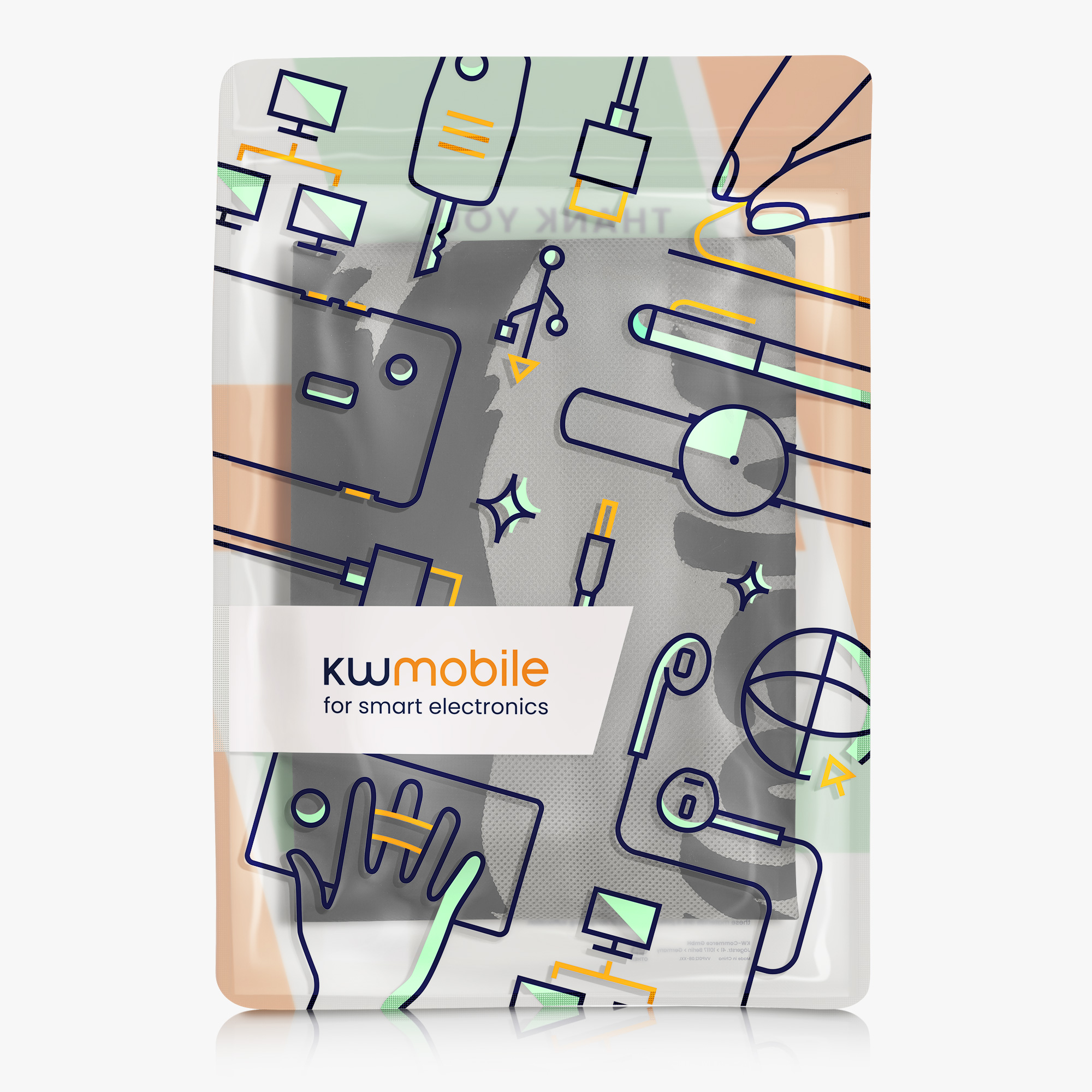 Obal na monitor 24-26" kwmobile motiv kočky