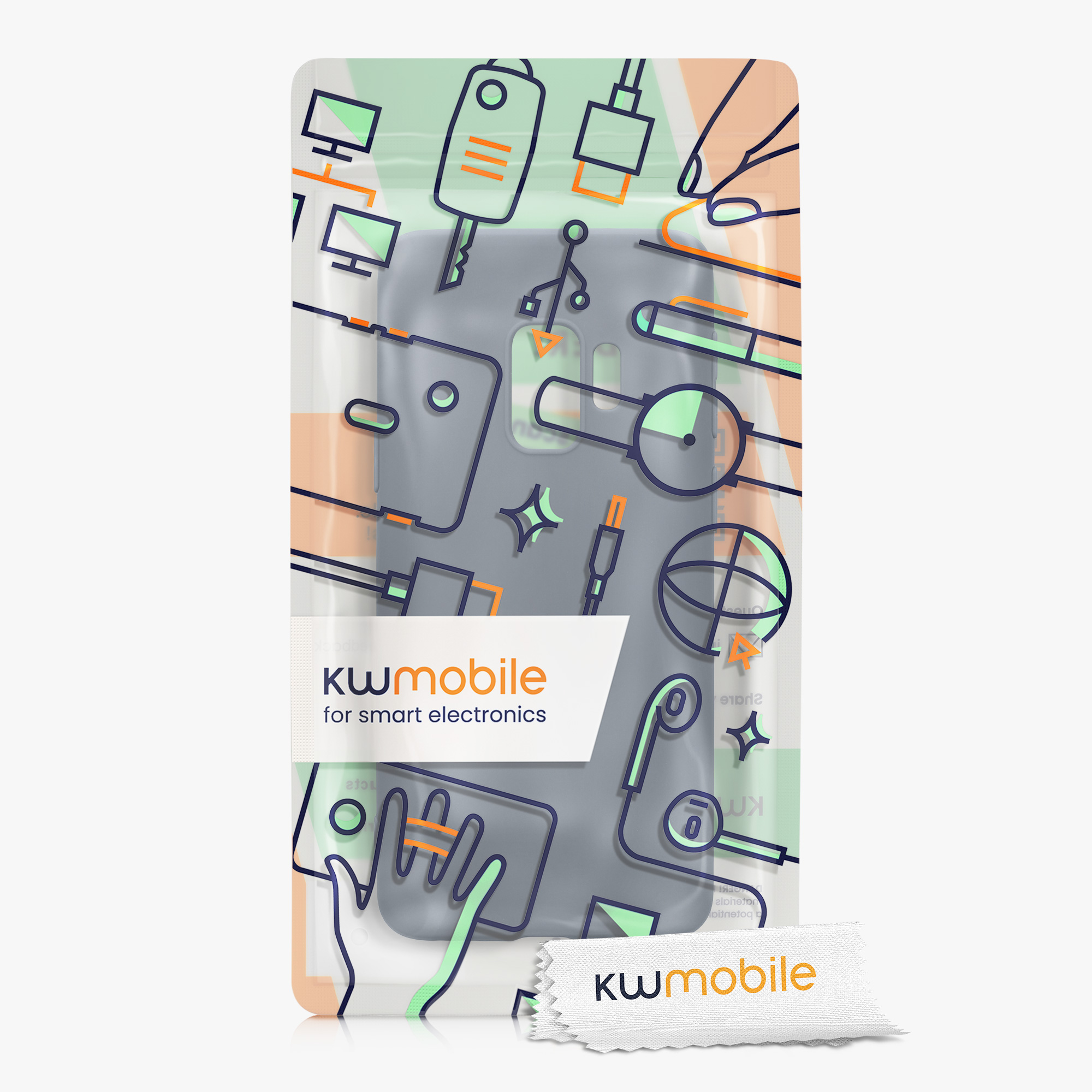 Kryt na mobil Galaxy S9 kwmobile tmavě břidlicový