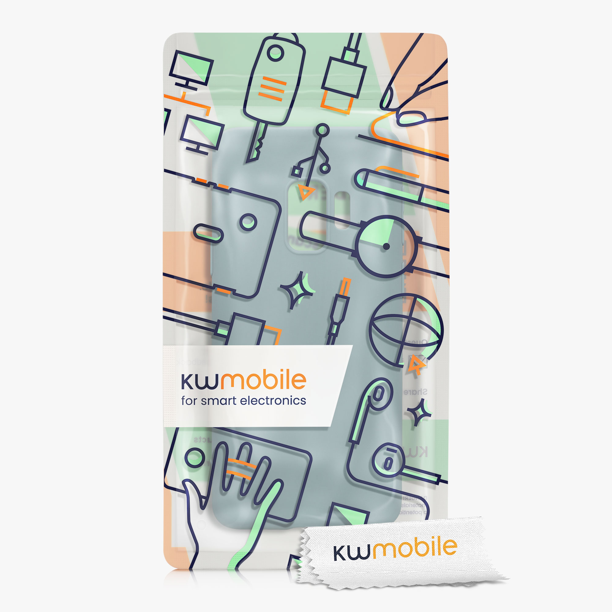 Kryt na mobil Galaxy S9 kwmobile kamenný odstín