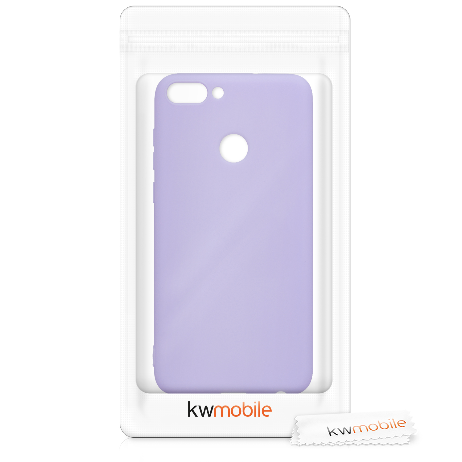 Kryt na mobil Huawei Enjoy 7S / P Smart (2017) kwmobile TPU levandulová