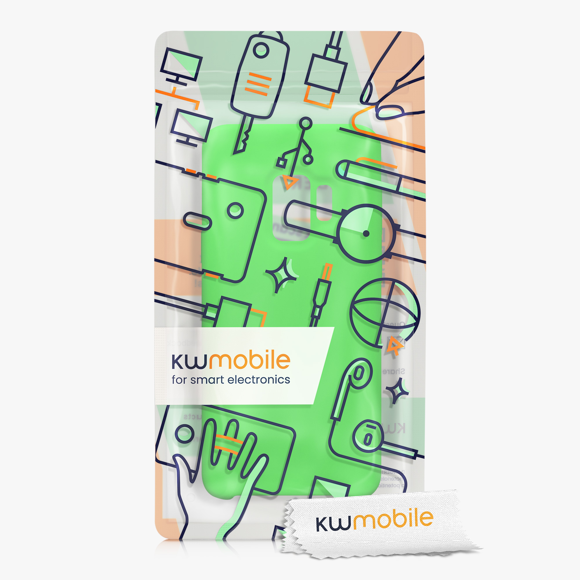 Kryt na mobil Galaxy S9 kwmobile limetkově zelený