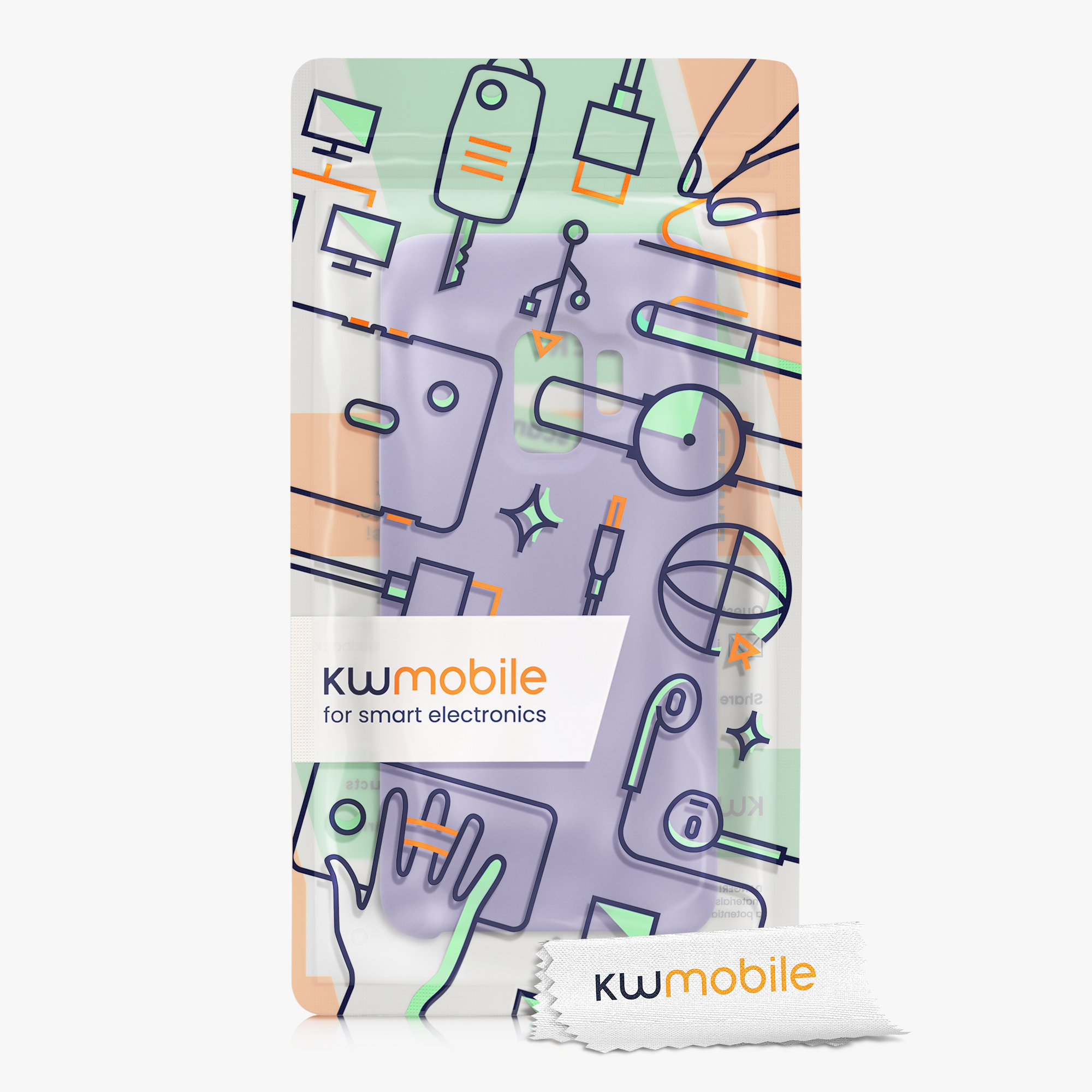 Kryt na mobil Samsung Galaxy S9 kwmobile fialová